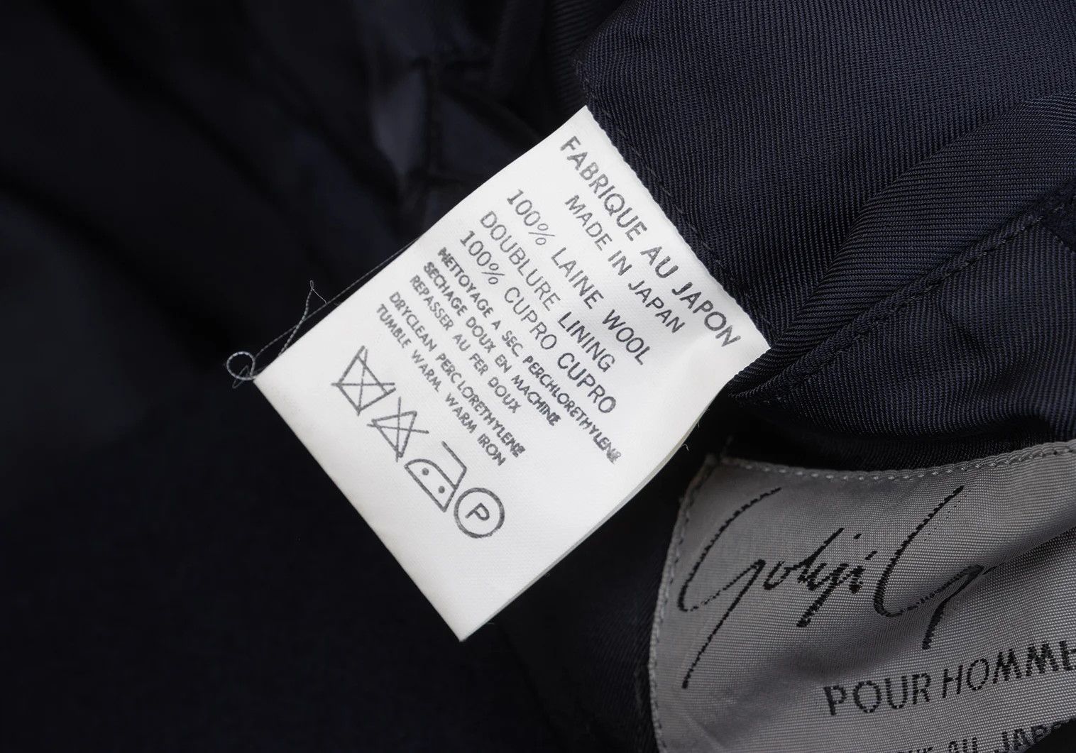 Yohji Yamamoto Yohji Yamamoto Wool Double Jacket Navy S Size US S / EU 44-46 / 1 - 18 Thumbnail