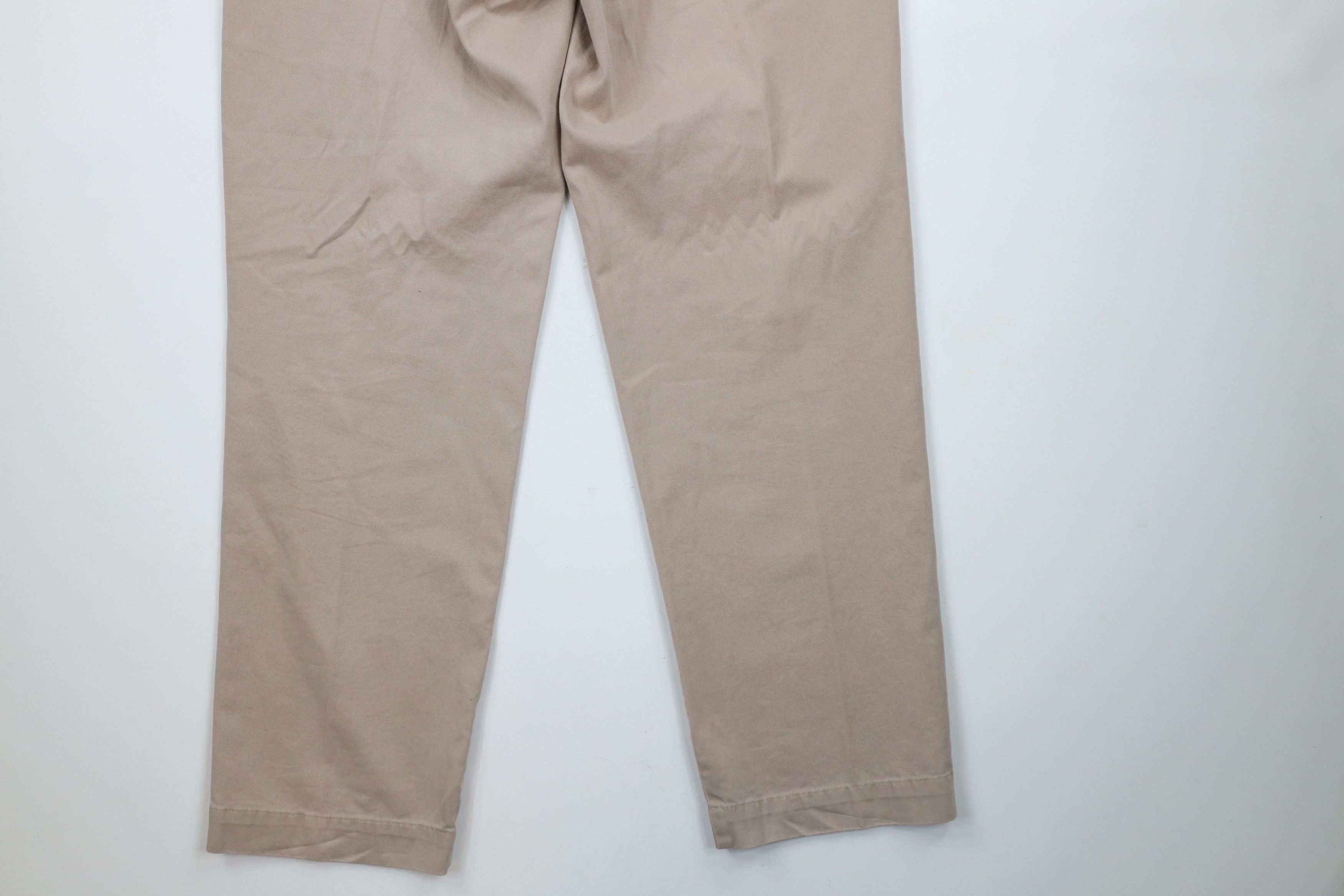 Ralph Lauren × Vintage Vintage 90s Ralph Lauren Spell Out Cotton Chino Pants Beige Size US 32 / EU 48 - 13 Thumbnail