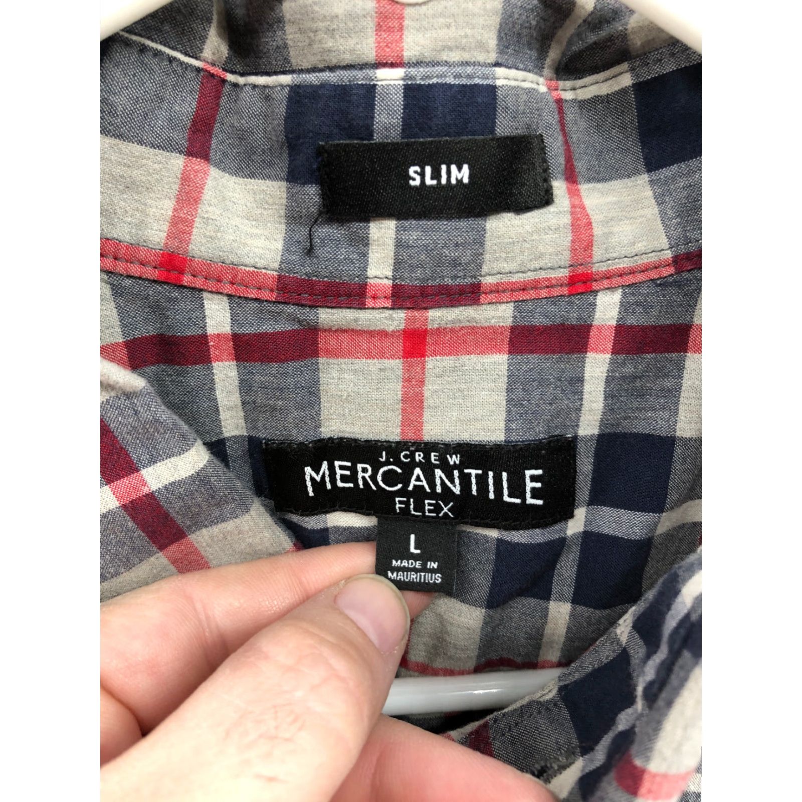 J.Crew J.CREW Mercantile Size L Mens Long Sleeve Button Down Slim Multicolor Shirt Size US L / EU 52-54 / 3 - 6 Thumbnail
