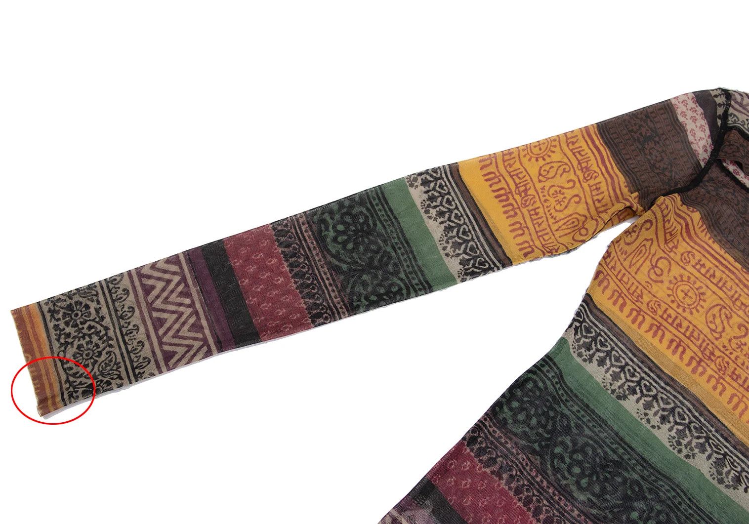 Jean Paul Gaultier Ethnic Print Power Net Hoodie Top Multi Color Size 48 Size US M / EU 48-50 / 2 - 6 Thumbnail