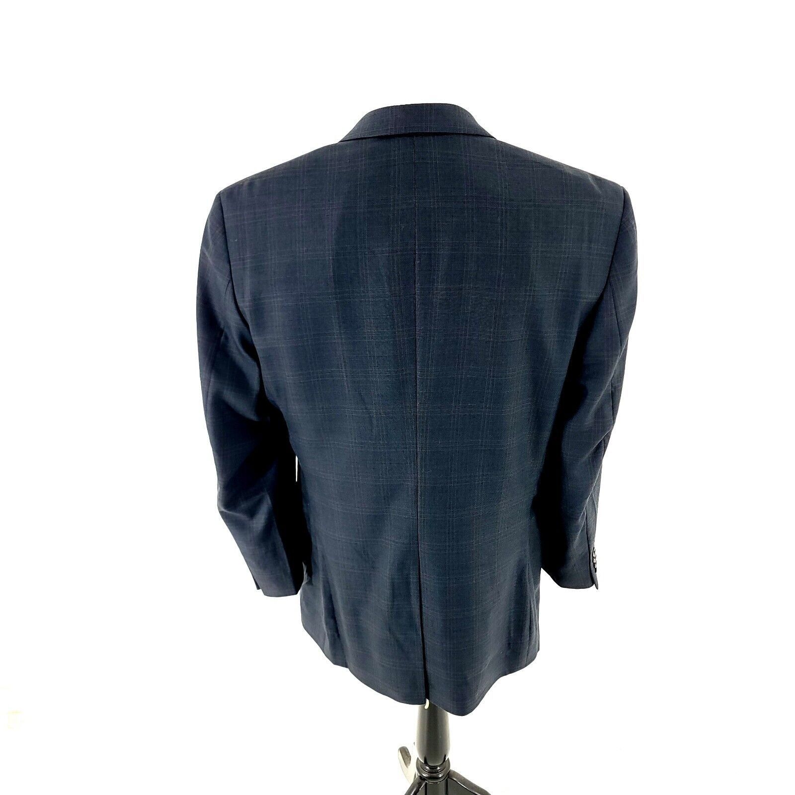 Jos. A. Bank Jos A Bank Signature Collection Wool 2 Button Blazer 42L Blu Size 42L - 6 Thumbnail
