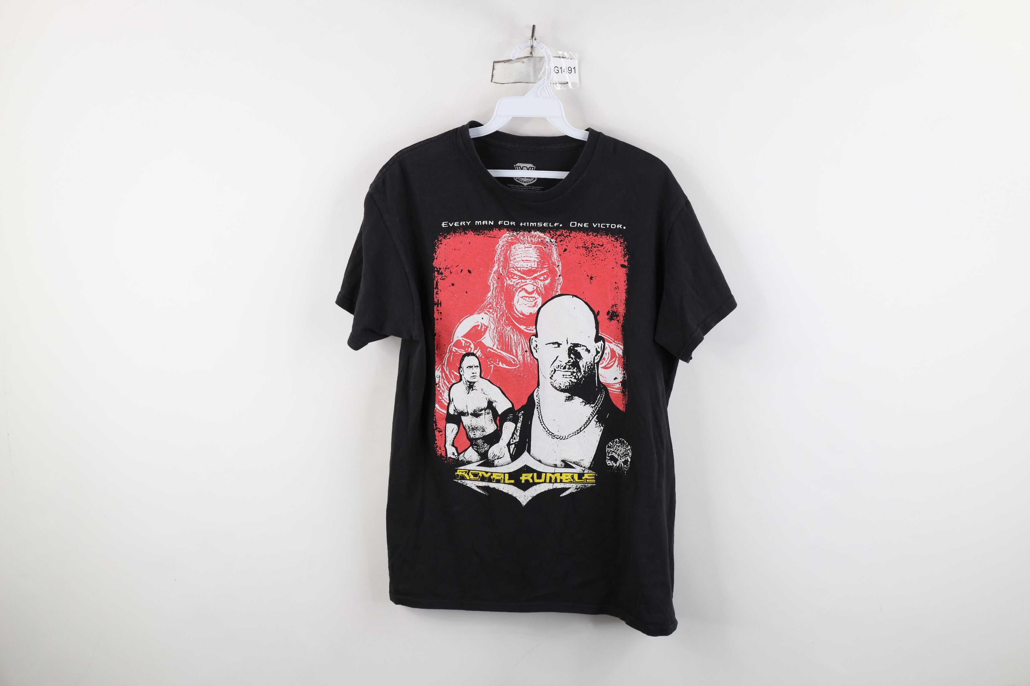 Vintage Retro WWF WWE Royal Rumble Stone Cold The Rock Kane T-Shirt Size US M / EU 48-50 / 2 - 1 Thumbnail