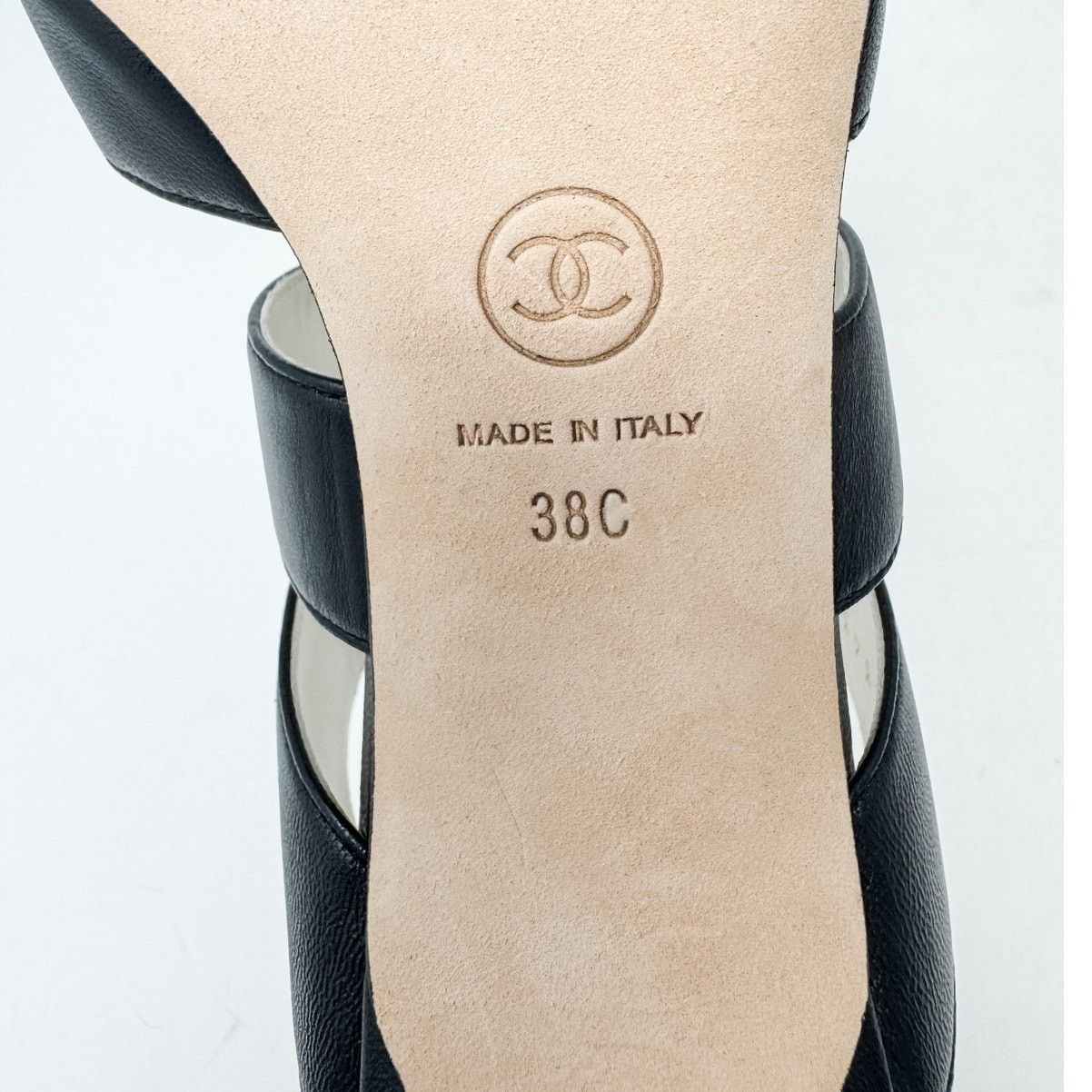 Chanel Chanel Classic CC Logo Ankle Strap Sandals size 38C US7 Size US 8 / IT 38 - 16 Thumbnail