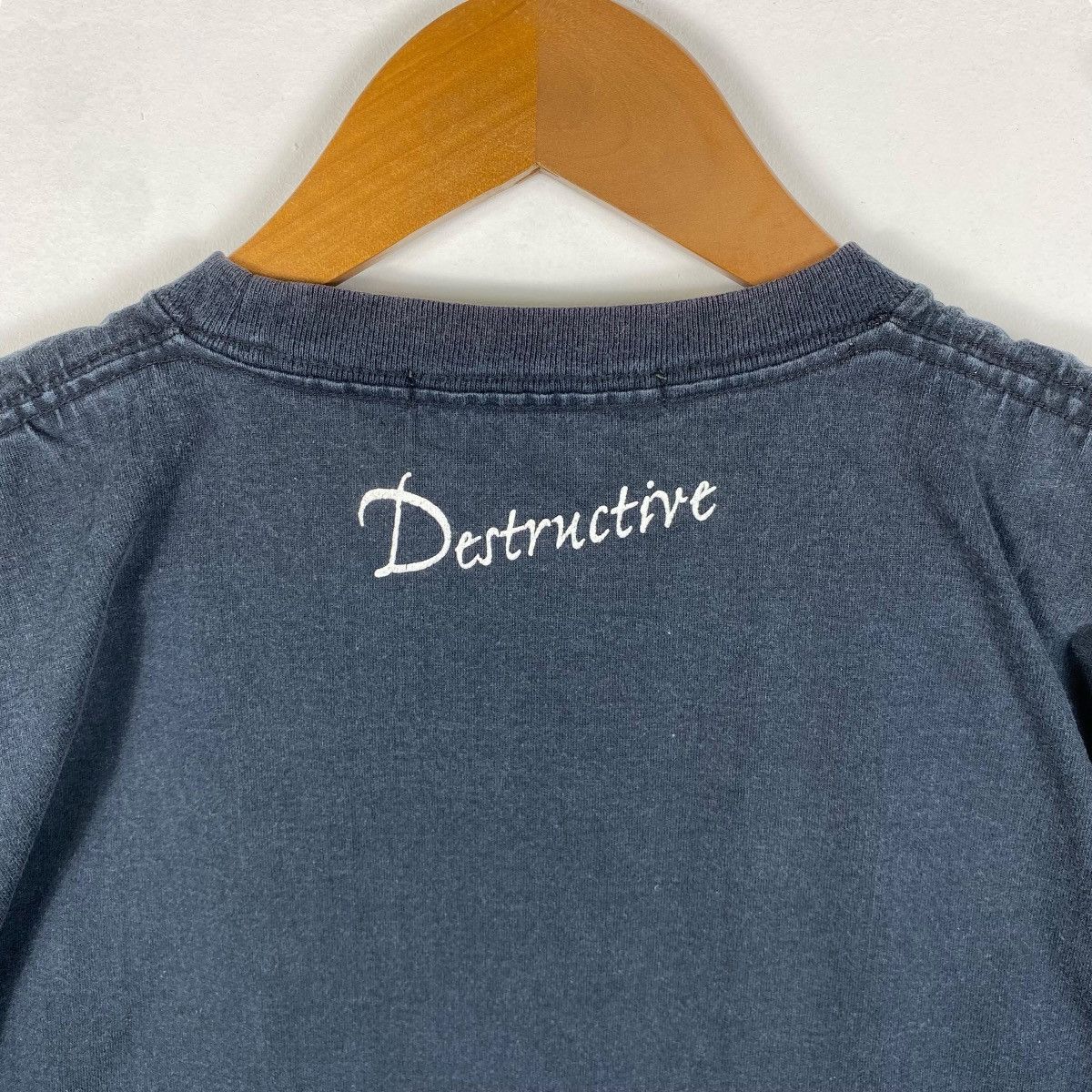 Japanese Brand × Vintage QUASH DISASTER Everything Destructive Margin Tee Shirt Size US M / EU 48-50 / 2 - 5 Thumbnail