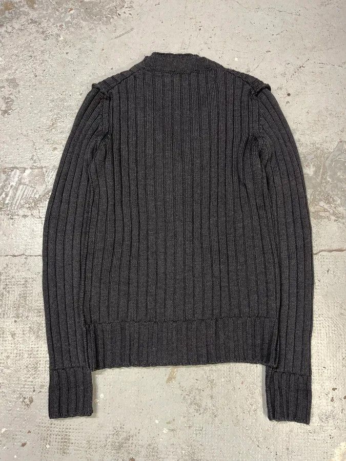 Dolce & Gabbana 2000s Dolce & Gabbana Dark Wool Cardigan Sweater Size US M / EU 48-50 / 2 - 6 Thumbnail