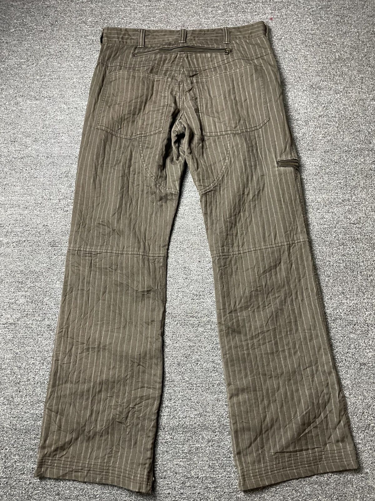 If Six Was Nine × Japanese Brand × Le Grande Bleu (L.G.B.) Japanese Brand Double Knee Stripe Pants (92) Size US 33 - 13 Thumbnail