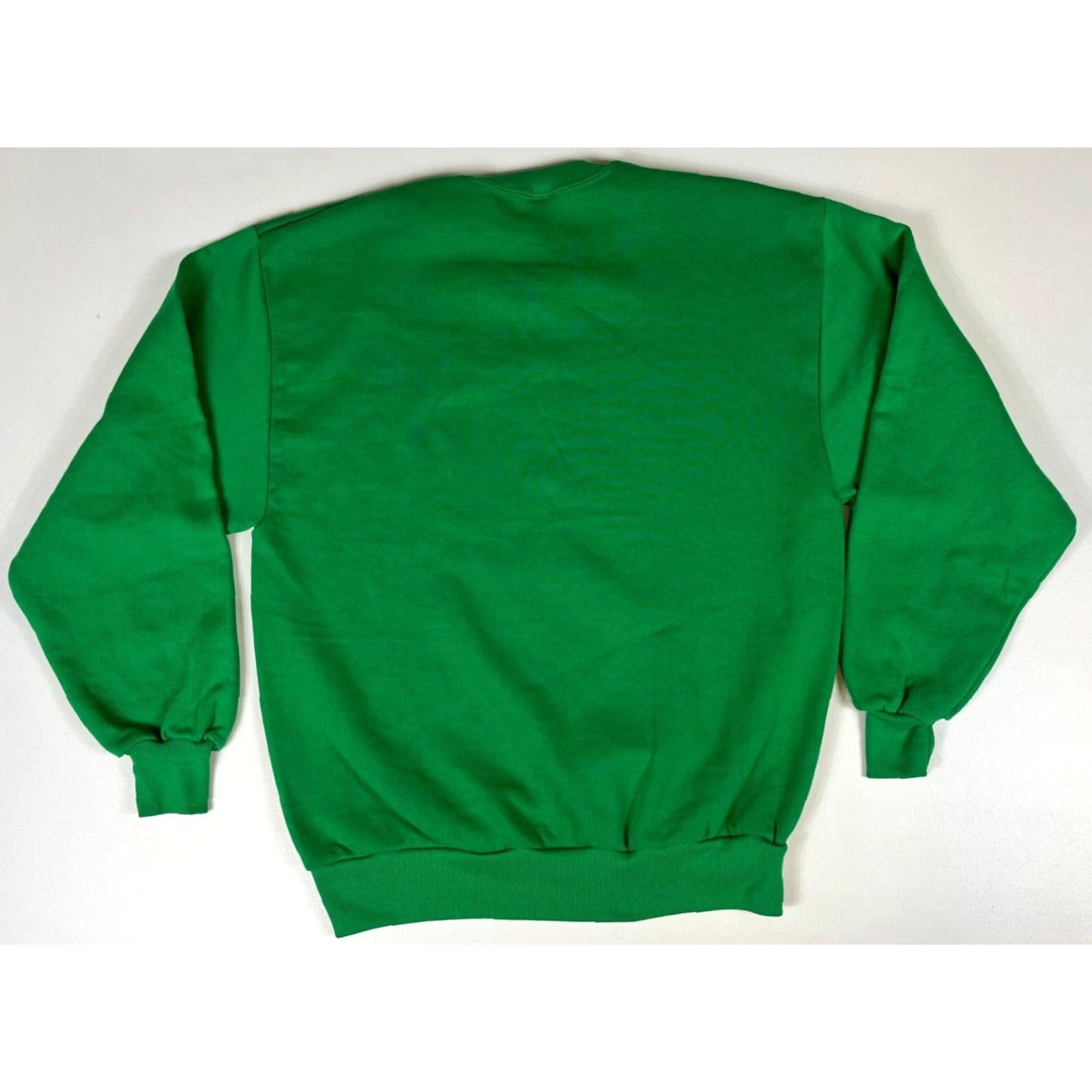 Jerzees NOS Vintage Jerzees Crewneck Sweatshirt Unisex Adults L Green 90s Made in USA Cotton-Blend Fleece Pullover Crew Neck Sweatshirt Size US L / EU 52-54 / 3 - 2 Thumbnail