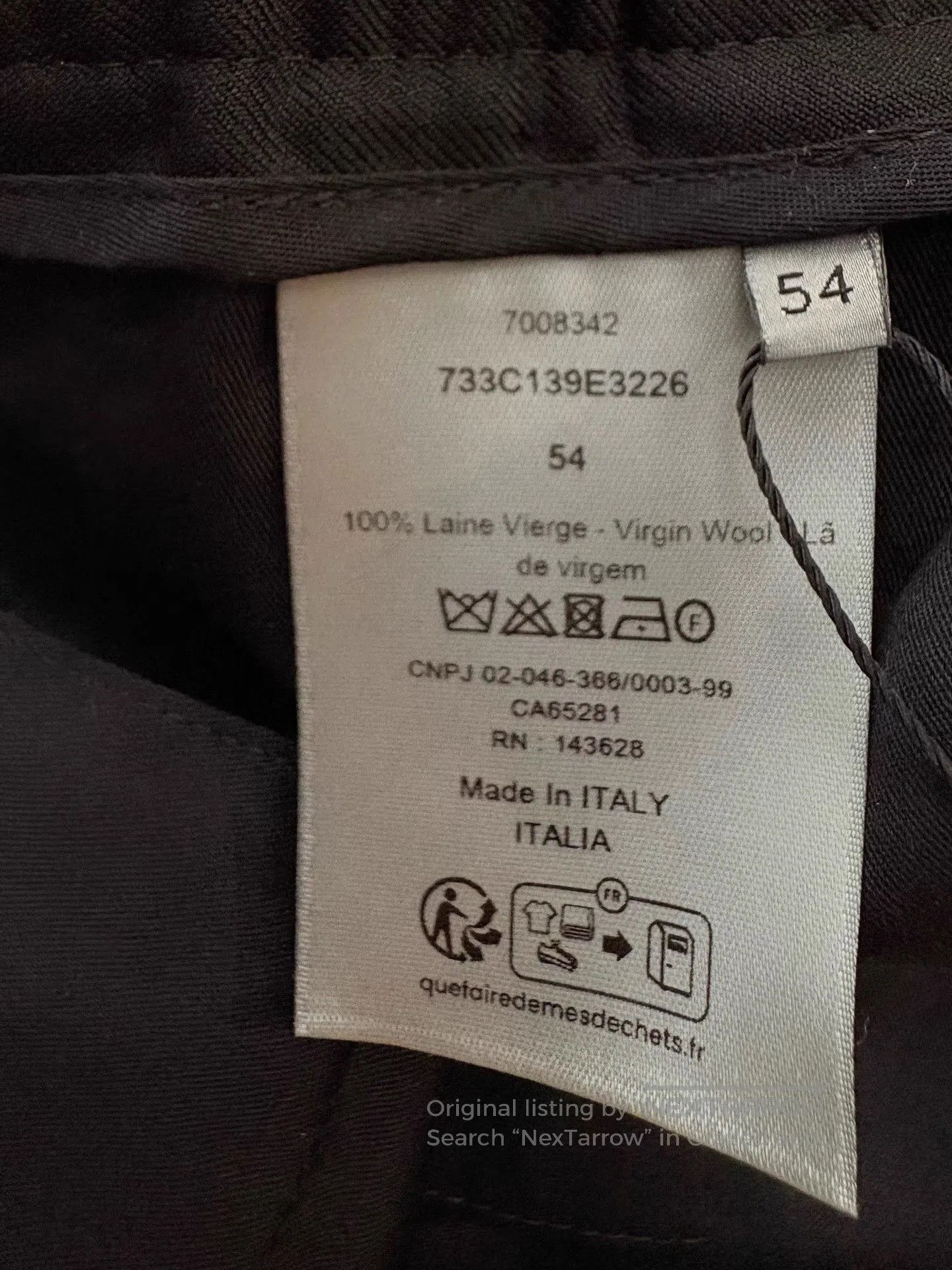 Dior Black Casual Drawstring Tapered Pants Size 38. Size US 38 / EU 54 - 4 Thumbnail
