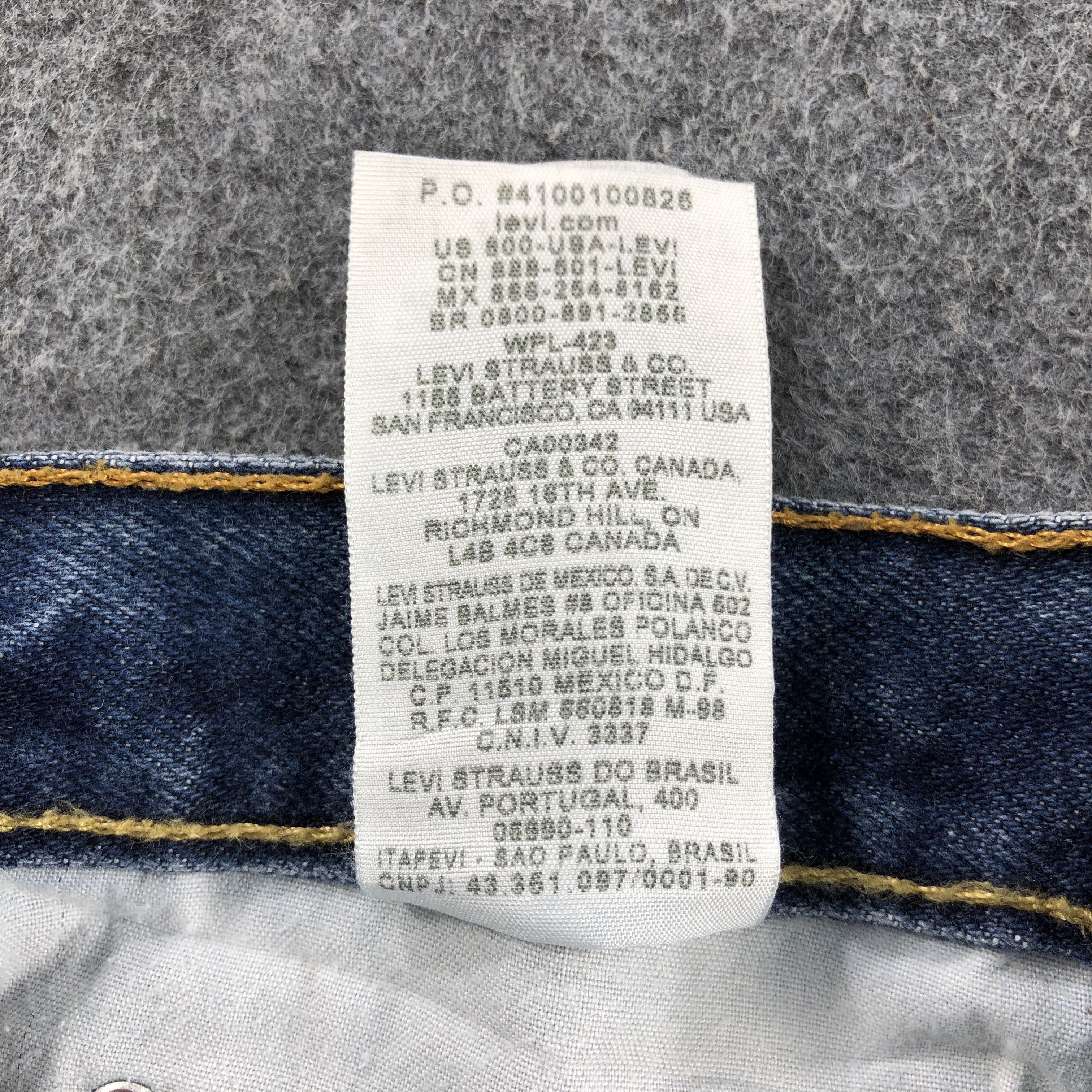 Levi's Faded Blue Vintage Levis 505 Jeans Straight Denim-J1055 Size US 35 - 11 Thumbnail