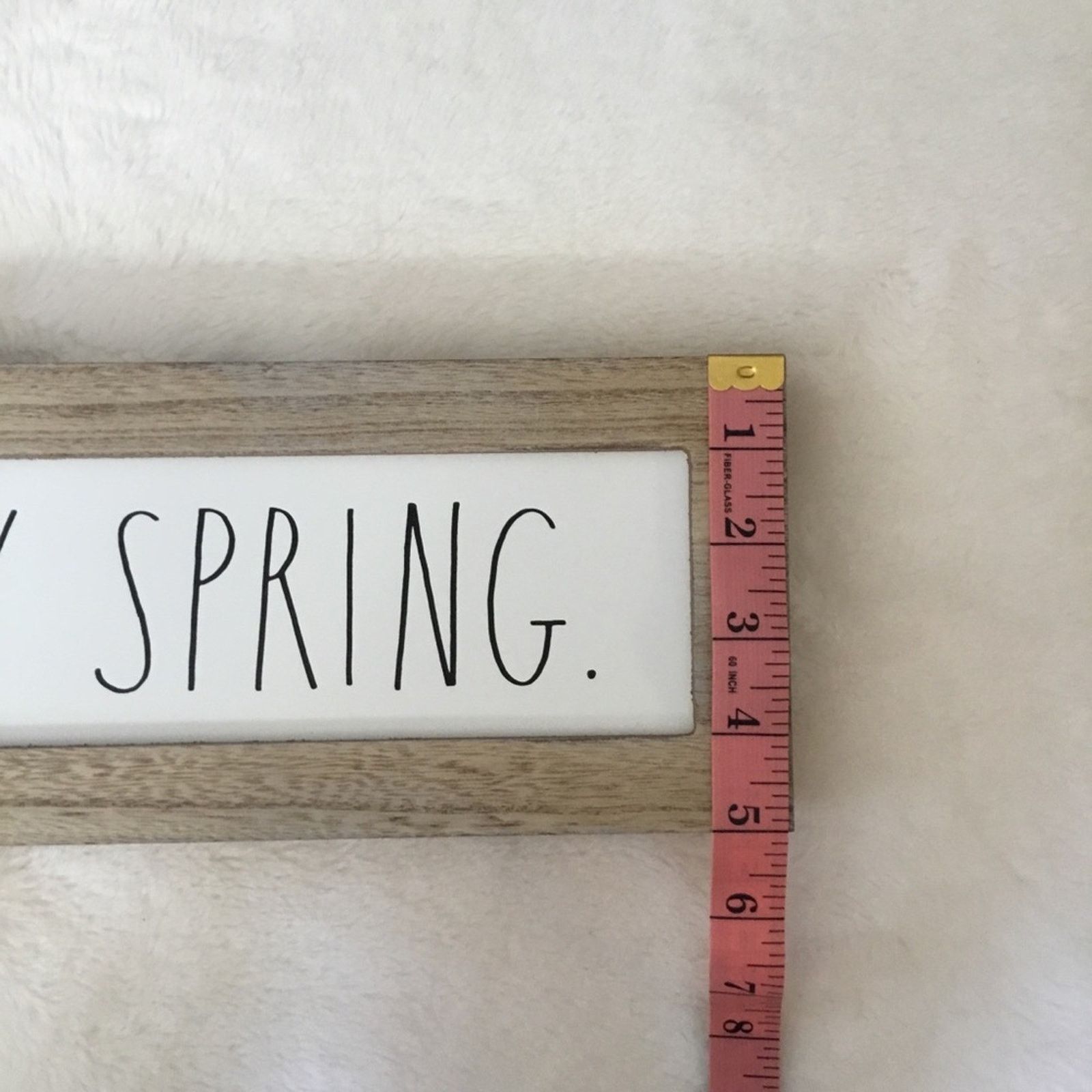 Other Rae Dunn White "HAPPY SPRING" Wooden Wall Sign Size ONE SIZE - 12 Thumbnail