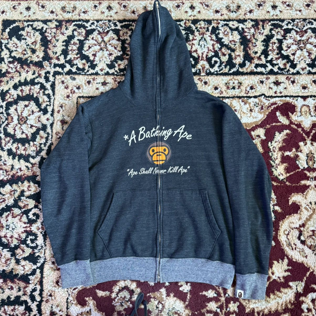 Bape F/W 2008 Baby Milo Full Zip Hoodie Size US M / EU 48-50 / 2 - 1 Thumbnail