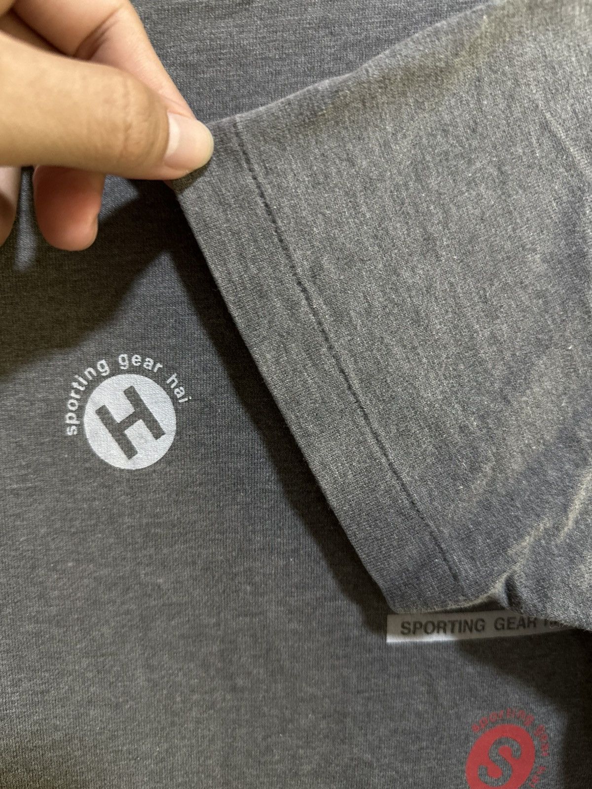 Hai Sporting Gear × Issey Miyake × Vintage Vintage Hai Sporting Gear Faded Tee Size US M / EU 48-50 / 2 - 3 Thumbnail