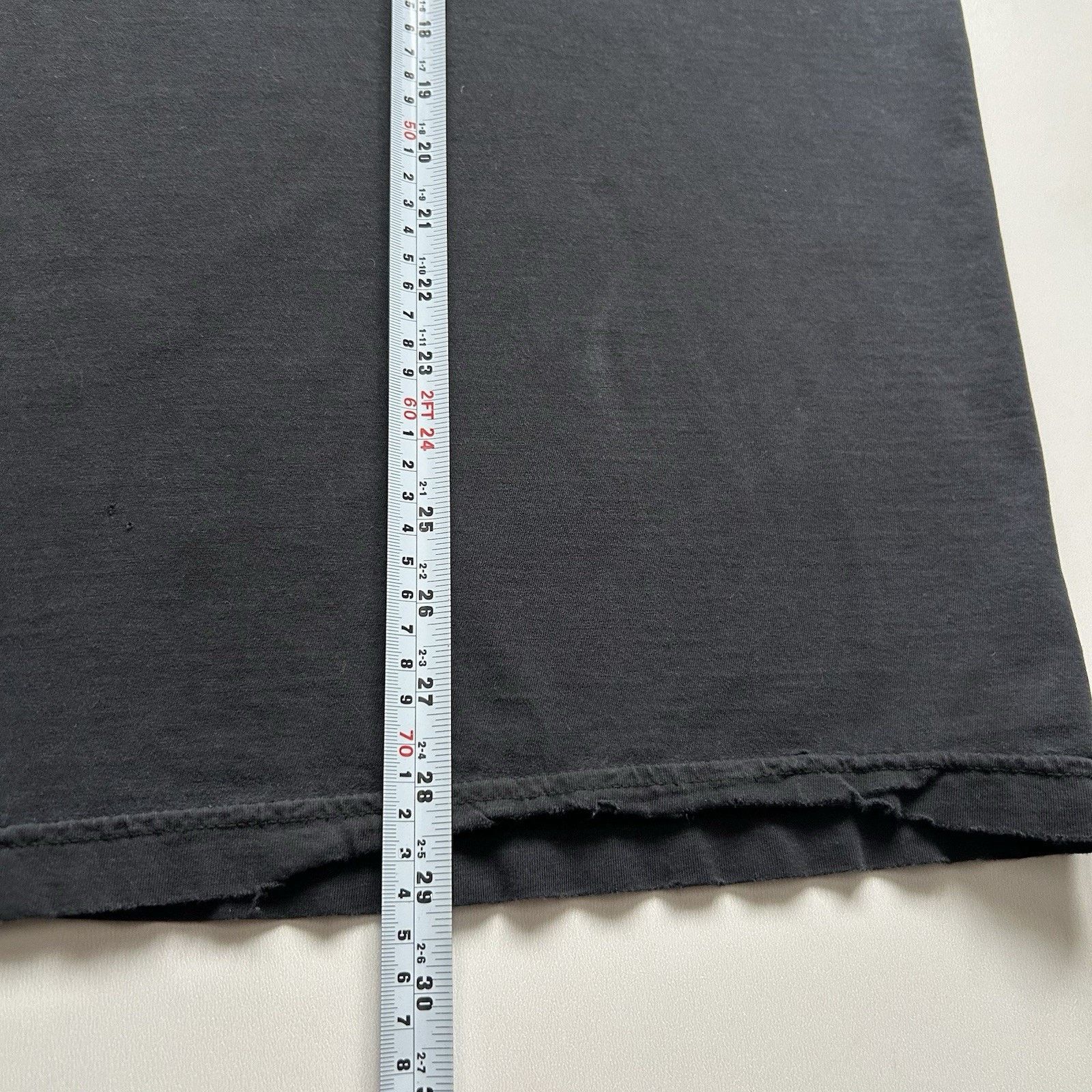 Vintage Vintage Sun Faded Black Blank Basic T Shirt 2XL Short Sleeve Size US XXL / EU 58 / 5 - 9 Thumbnail