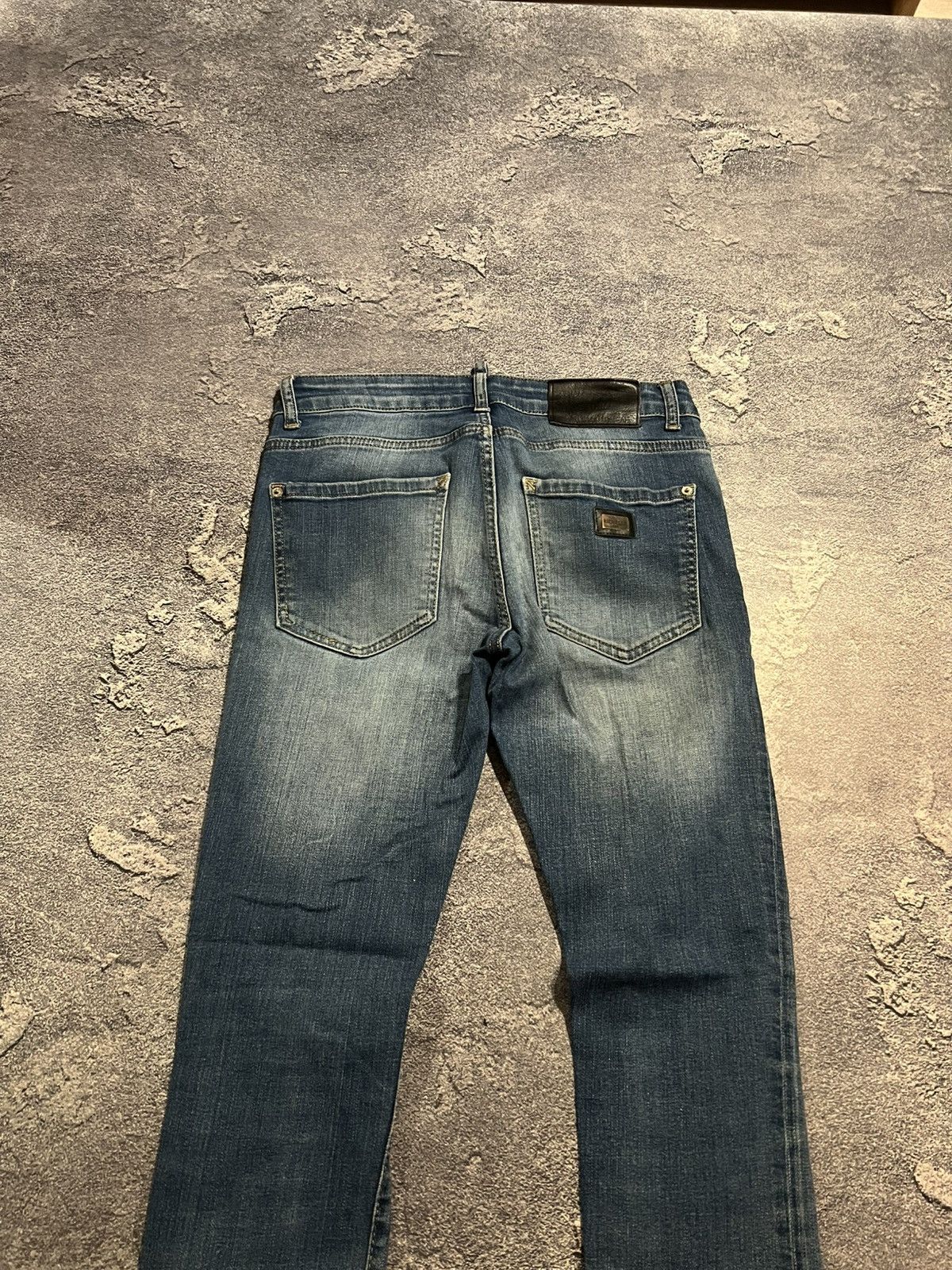 Vintage Skinny Faded Distressed Jeans / Y2K Archive Streetwear 90 Size US 30 / EU 46 - 5 Thumbnail