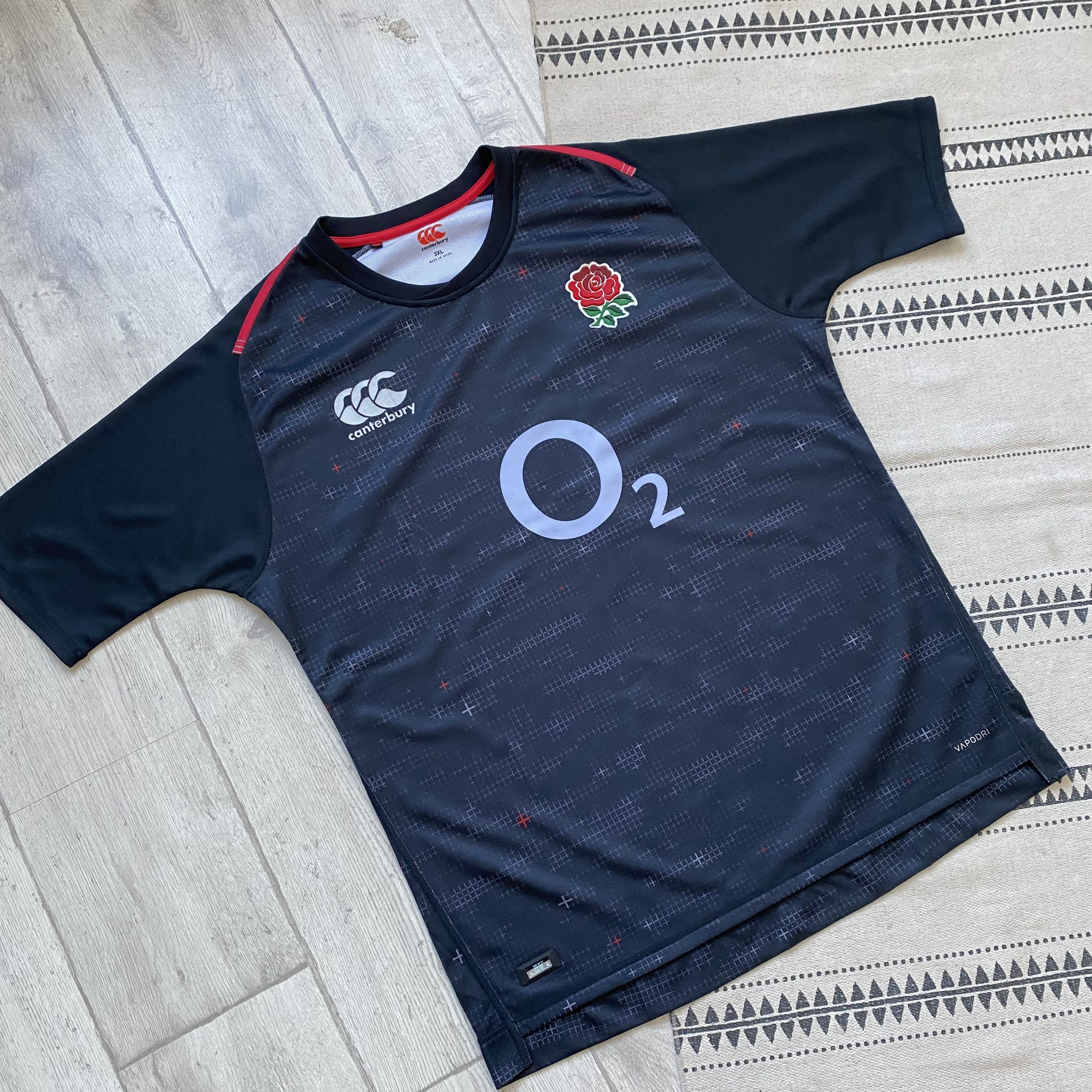 Canterbury of New Zealand 🏈 Blockore England Rugby jersey Heavy Tee Drill Canterbury Size US XXL / EU 58 / 5 - 6 Thumbnail
