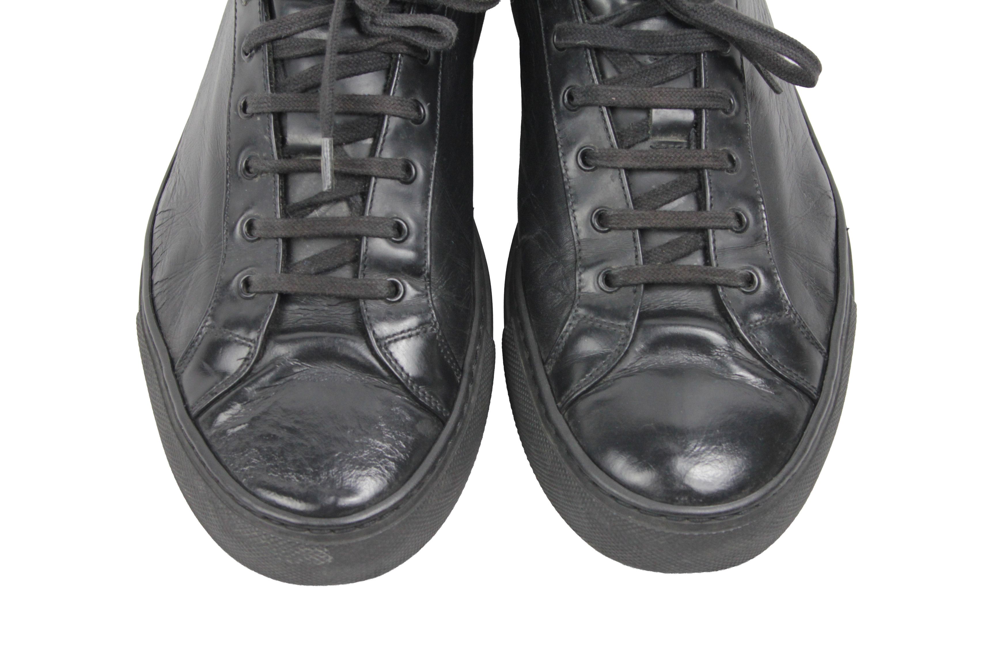 Common Projects Achilles Low Full Black Sneakers Size US 7 / EU 40 - 5 Thumbnail