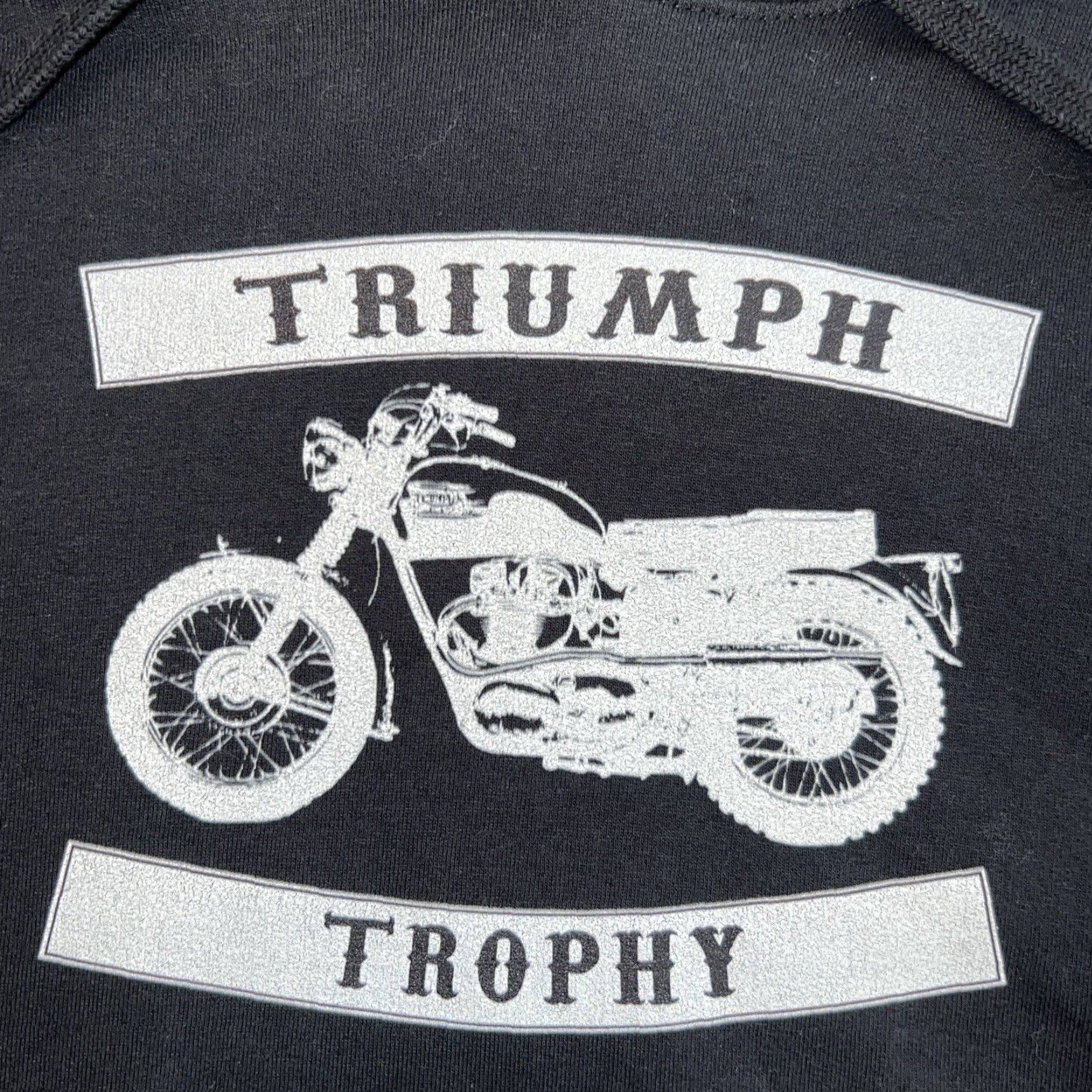 Vintage VINTAGE Triumph Motorcycles Trophy Sweatshirt Hoodie Adult Medium Black Graphic Logo Motorcyclist 90s Racing Mens Hoodie Sweater Size US M / EU 48-50 / 2 - 2 Thumbnail