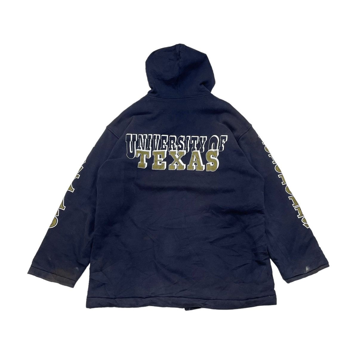 Kappa 🤝Vintage Kappa University Of Texas Shearling Hooded Jacket Size US L / EU 52-54 / 3 - 2 Thumbnail