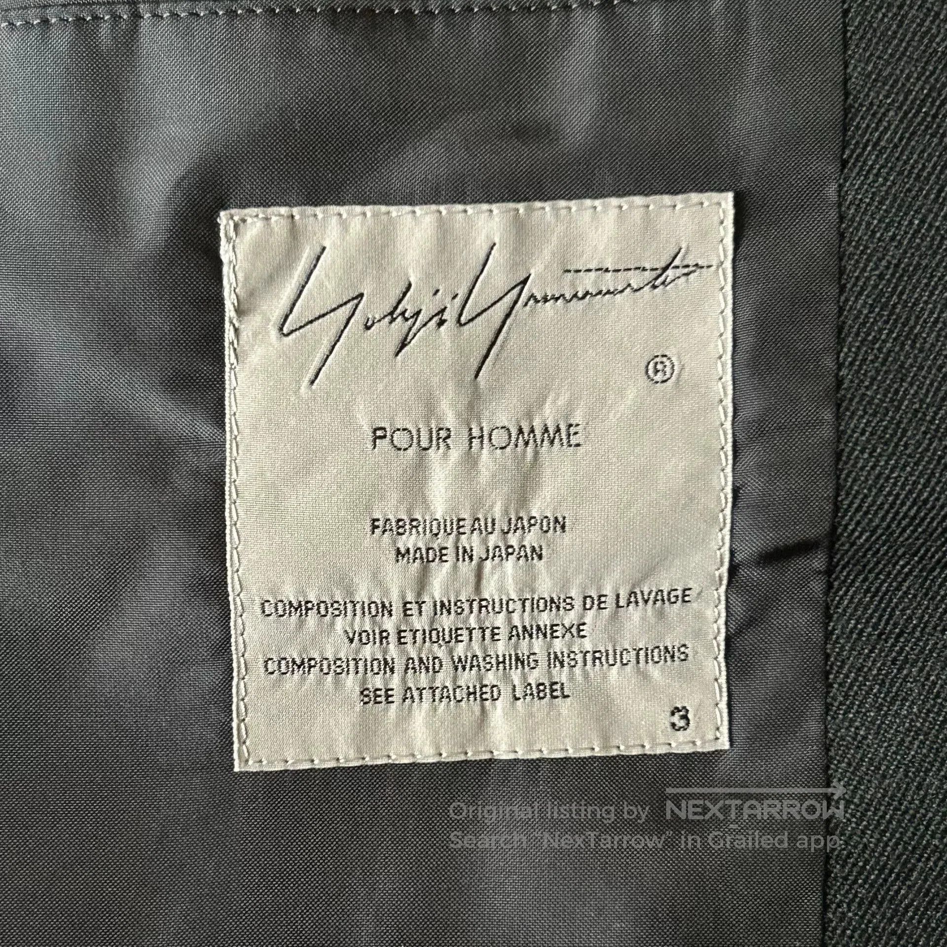 Yohji Yamamoto Yohji Yamamoto Black Pocket Zipper Suit. Size US M / EU 48-50 / 2 - 5 Thumbnail
