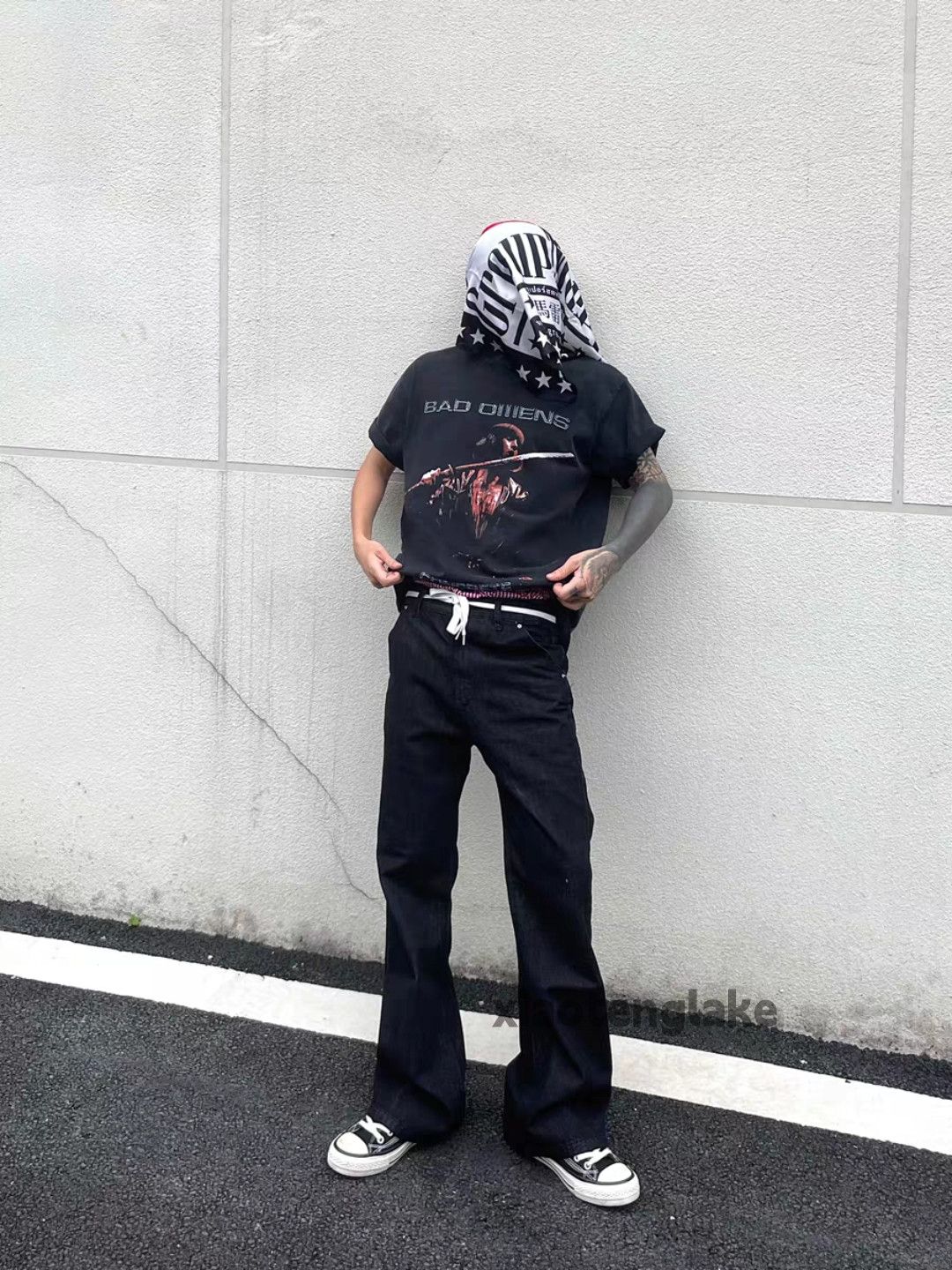 Jean Unisex outdoor utility punk yuppie bootcut grunge jeans Size US 32 / EU 48 - 10 Thumbnail