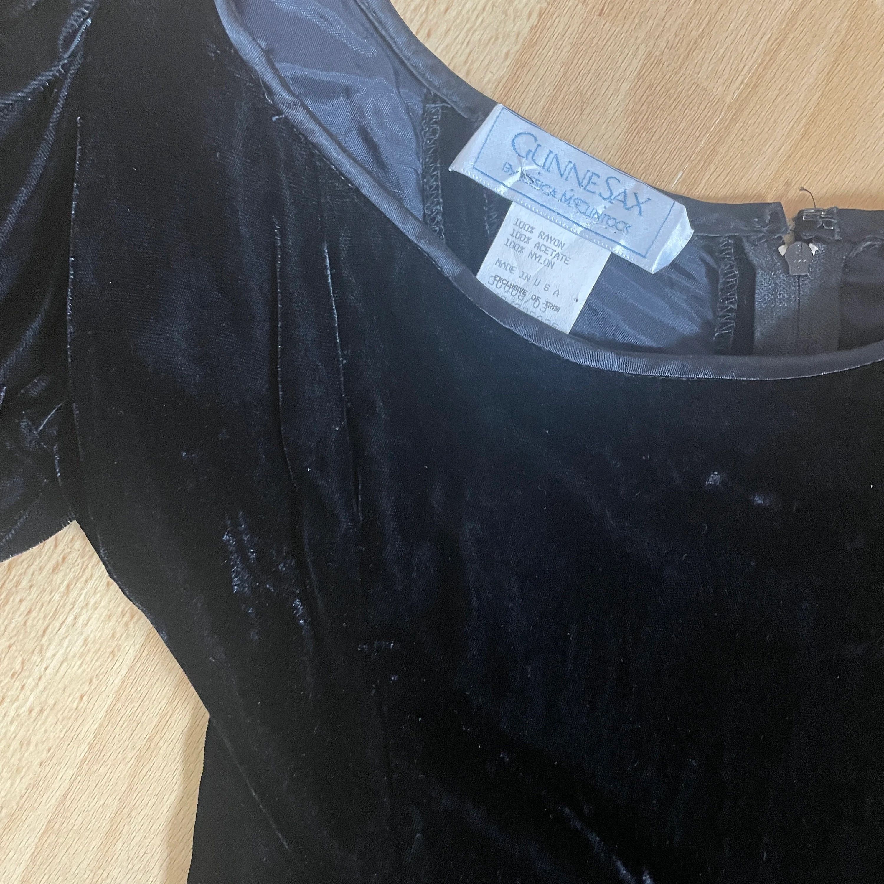 Jessica McClintock Gunne Sax Jessica McClintock Crushed Velvet Dress Prom Gown Size L / US 10 / IT 46 - 8 Thumbnail