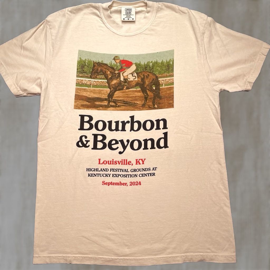 Comfort Colors Bourbon And Beyond Shirt Mens Medium Sting Zach Bryan Tyler Childers Rock 2024 Shirt Mens M Beige Band 2024 Size US M / EU 48-50 / 2 - 1 Thumbnail