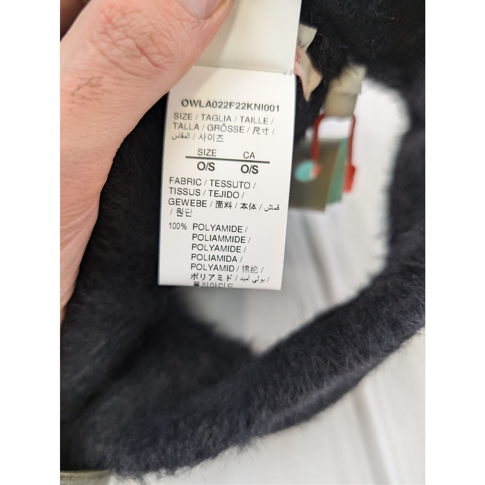 Off-White o1rshd1 Size: OS / Bounce Ski Headband in black faux-fur Size ONE SIZE - 12 Thumbnail