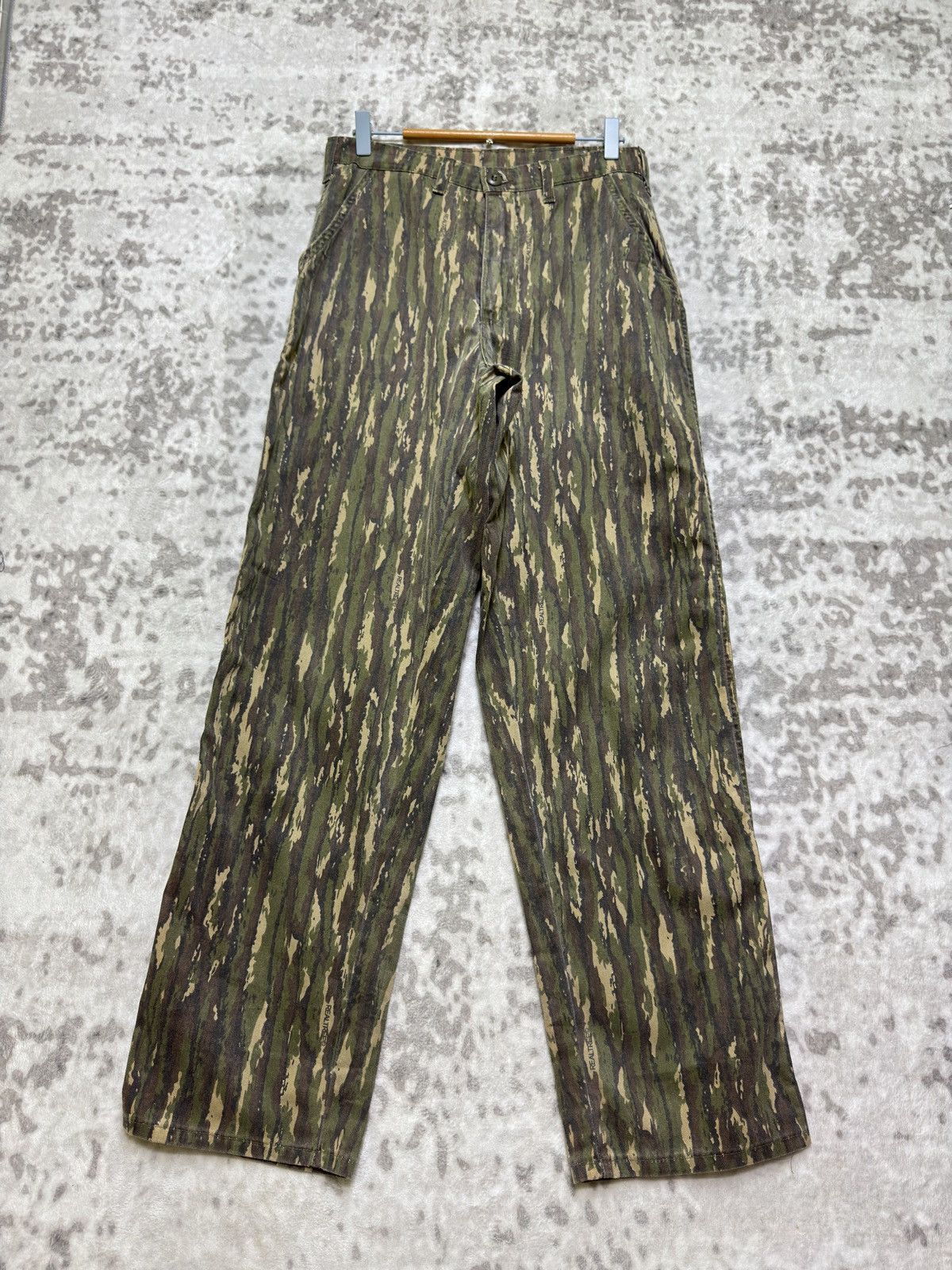 Realtree Vintage Spartan Realtree Camouflage Baggy Talon Zip Trouser Size US 29 - 1 Thumbnail