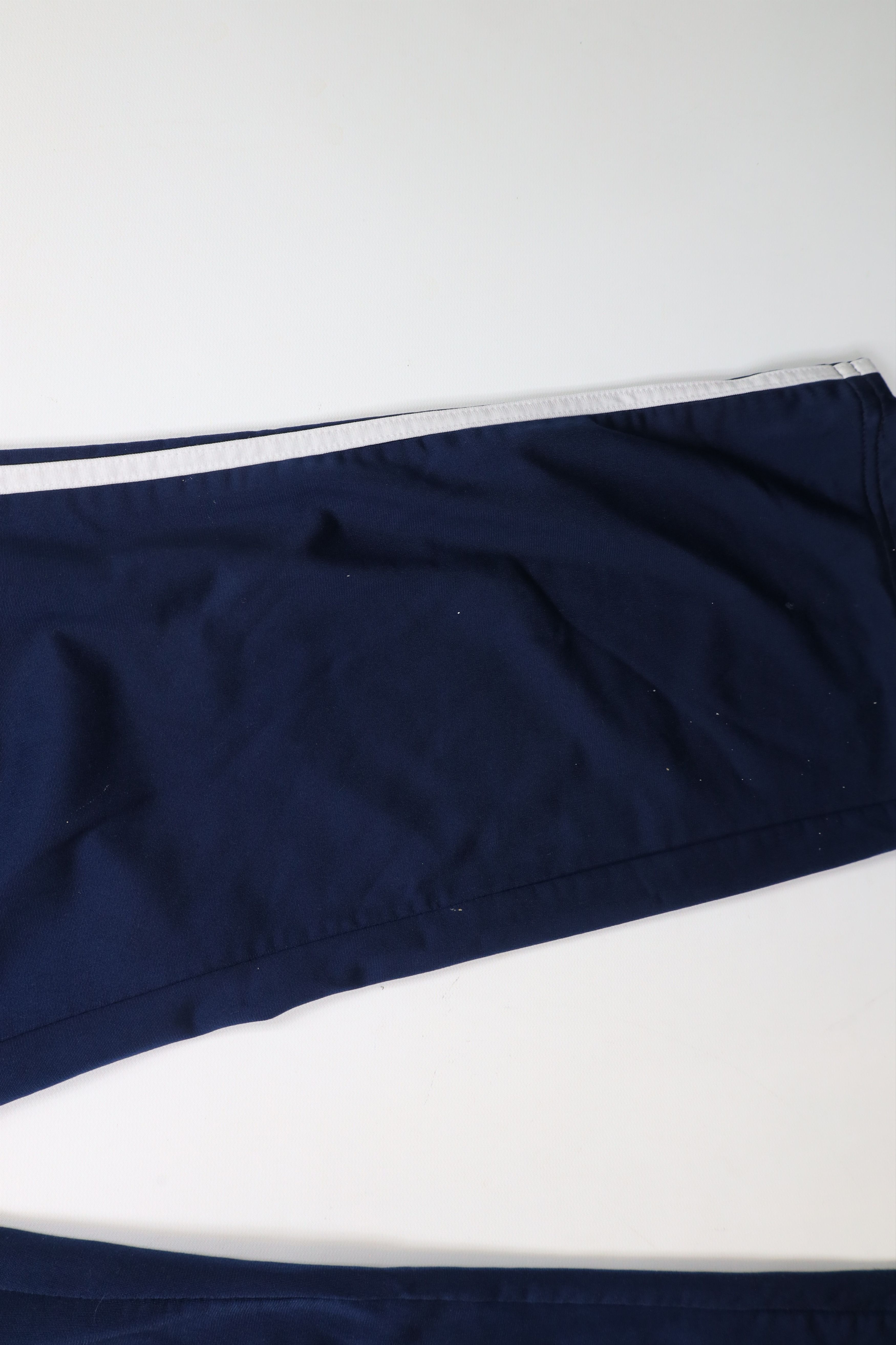 Adidas × Vintage Vintage Y2K Adidas Spell Out Striped Wide Leg Pants Blue Size 30" / US 8 / IT 44 - 5 Thumbnail