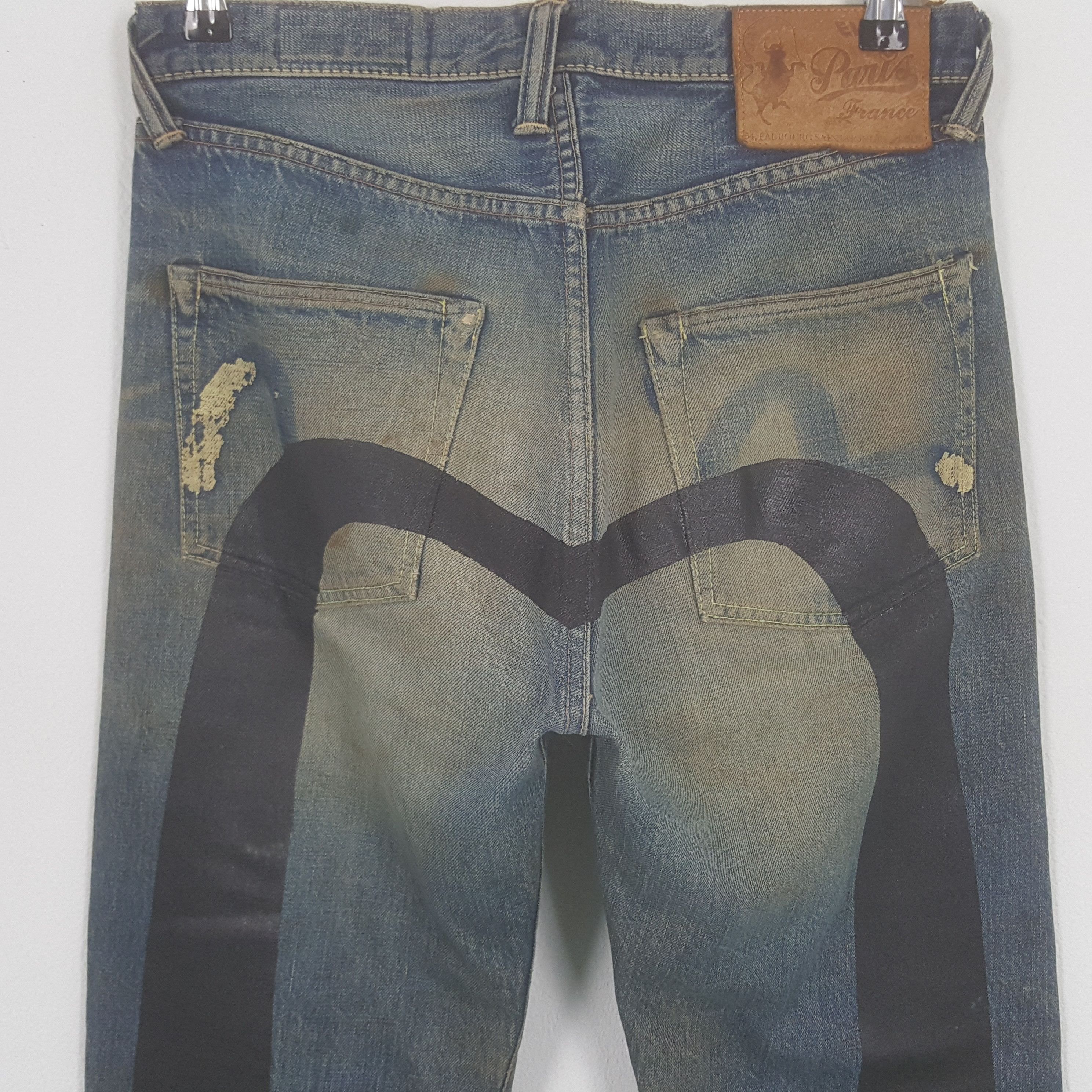 Evisu Vintage Evisu Japanese Brand Daicock Custom Art Denim Jeans Size US 30 / EU 46 - 2 Thumbnail