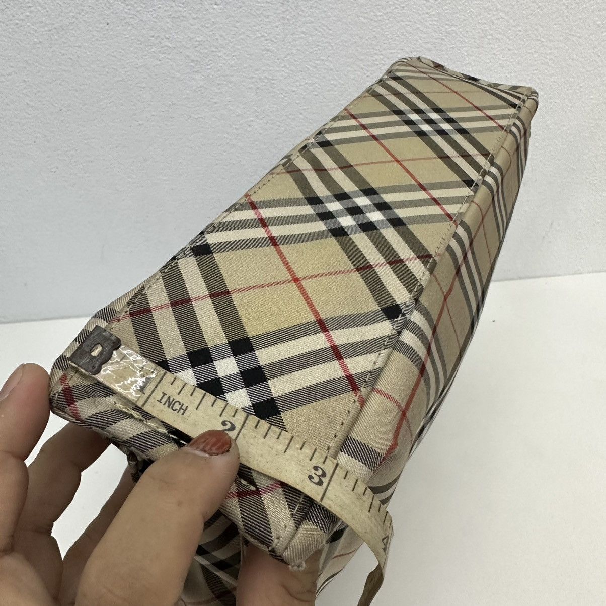 Burberry ‼️YES‼️AUTHENTIC BURBERRY BLUE LABEL NOVA CHECK CARRY TOTE BAG Size ONE SIZE - 18 Thumbnail