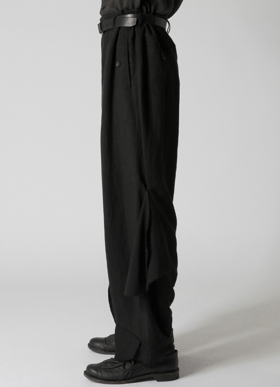 Yohji Yamamoto Yohji Yamamoto Pour Homme - LI/RY FLUTTERING PANTS Size US 30 / EU 46 - 2 Thumbnail