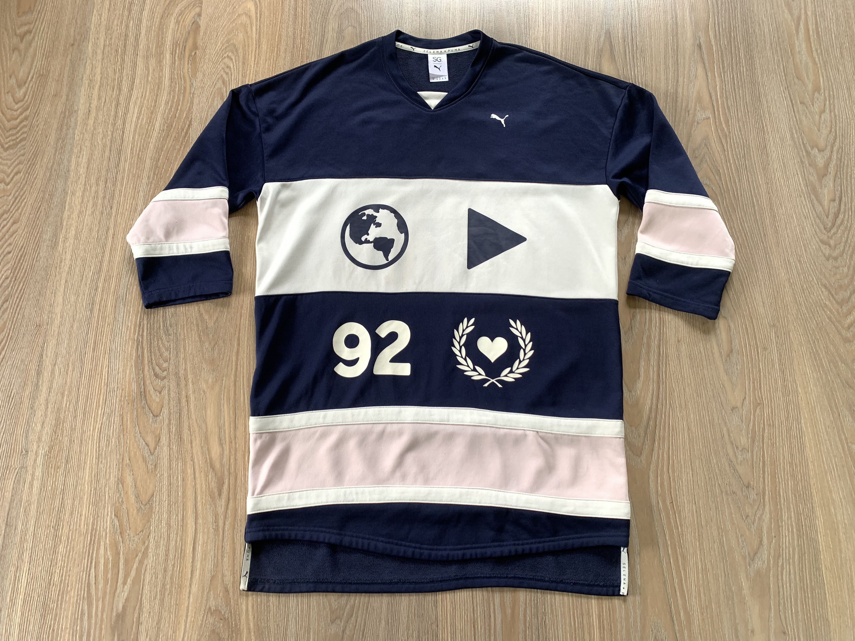 Puma × Vintage Puma Selena Gomez Oversized Jersey Size S / US 4 / IT 40 - 4 Thumbnail