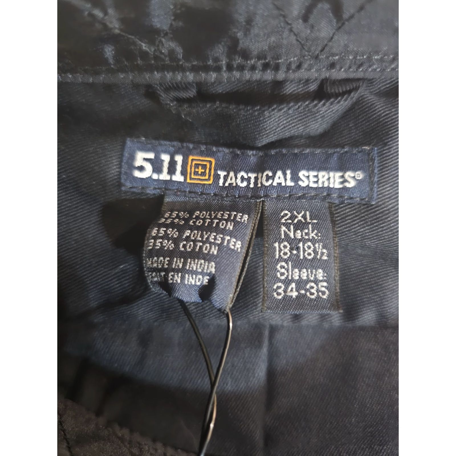 Vintage NWT 5.11 Tactical Station Shirt A-Class Long Sleeve Mens 2XL Black Button-Up Size US XXL / EU 58 / 5 - 4 Thumbnail