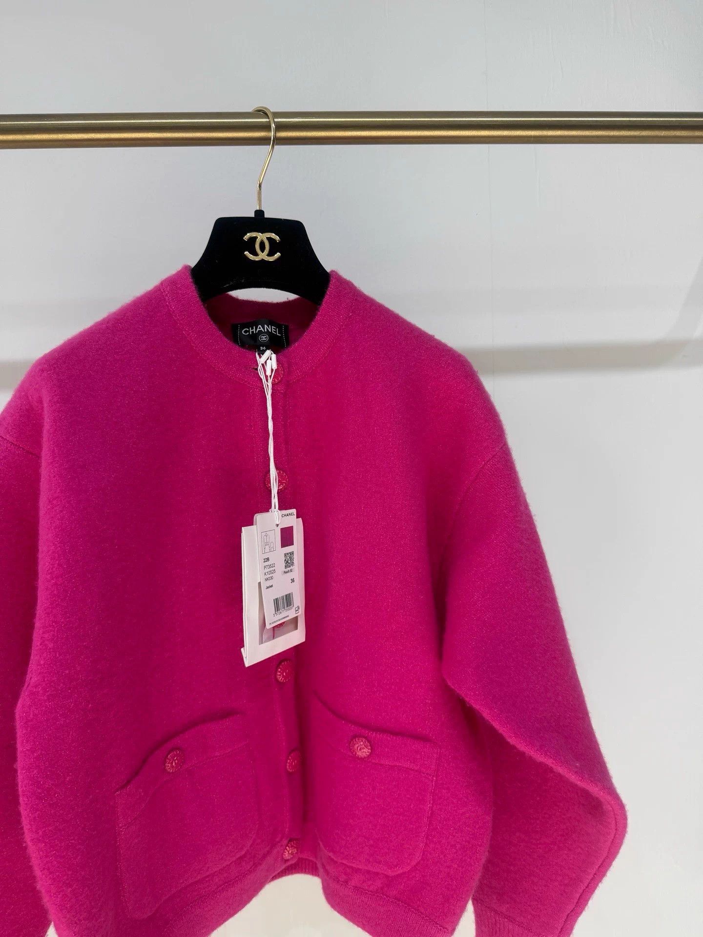 Chanel Chanel oversized wool knit thick jacket Size XS / US 0-2 / IT 36-38 - 2 Thumbnail