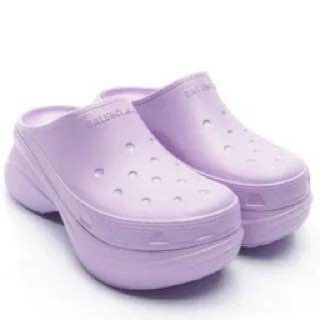 Balenciaga × Crocs Balenciaga Crocs plastic clog mules Size US 8.5 / IT 38.5 - 6 Thumbnail