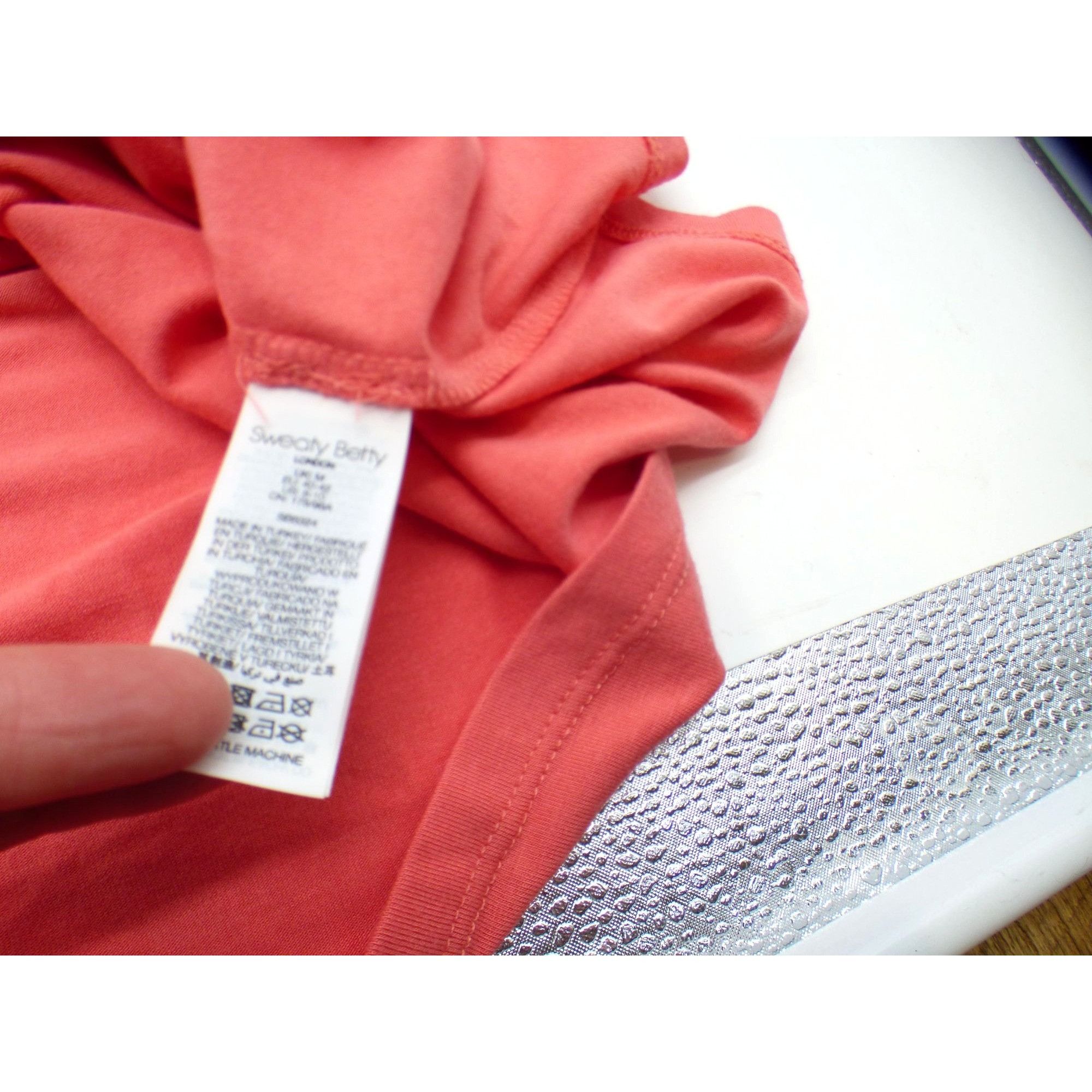 Sweaty Betty Sweaty Betty Wave Holistic Tank, Warm Pink, Size UK- M (US 8 Size M / US 6-8 / IT 42-44 - 7 Thumbnail