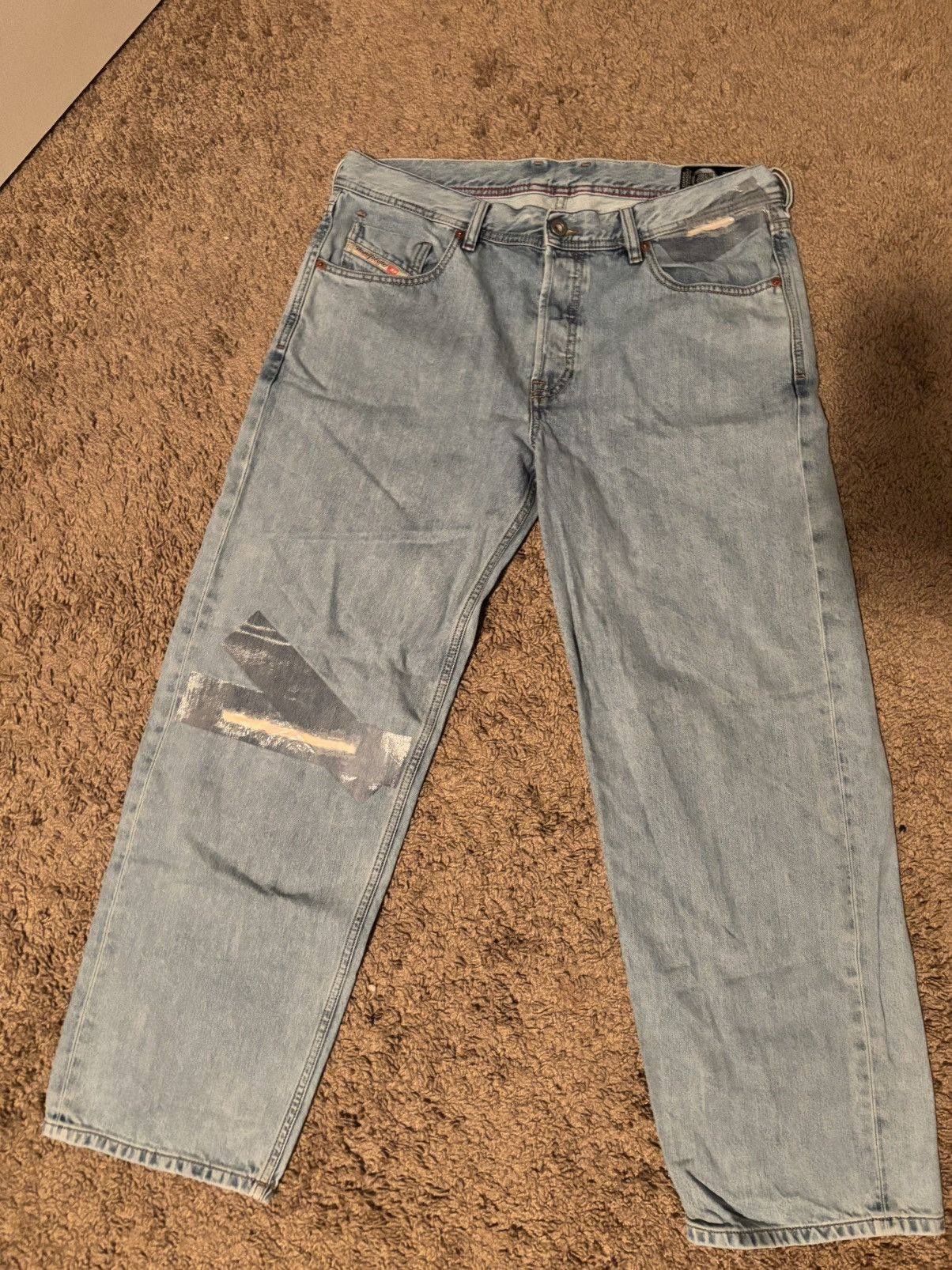 Diesel Diesel blue taped jeans Size US 34 / EU 50 - 1 Thumbnail