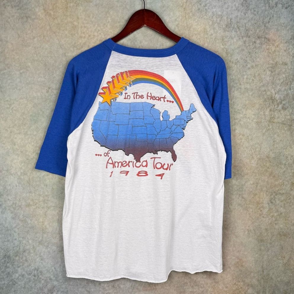 Band Tees × Vintage VTG 1984 Kool & The Gang In The Heart Band Tour T Shirt L Size US L / EU 52-54 / 3 - 2 Thumbnail