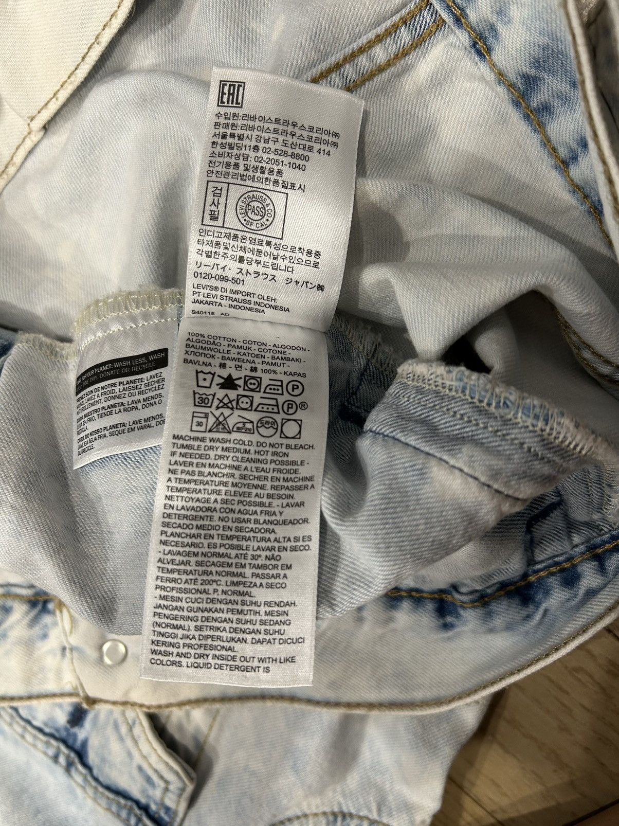 Levi's LEVI'S LIGHT BLUE JACKET Size US M / EU 48-50 / 2 - 10 Thumbnail