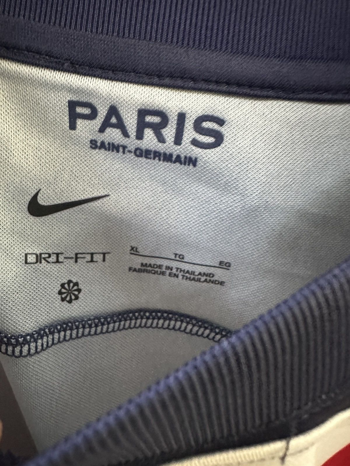 Nike Nike Paris Jordan soccer jersey PSG size XL Size US XL / EU 56 / 4 - 6 Thumbnail