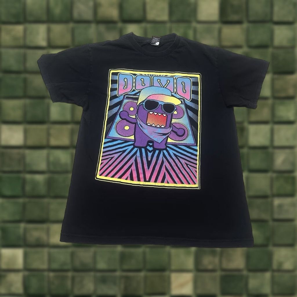 Vintage VINTAGE Domo T Shirt Mens Medium Black Graphic Print Crew Neck Short Sleeve Shirt Mens Size US M / EU 48-50 / 2 - 1 Thumbnail
