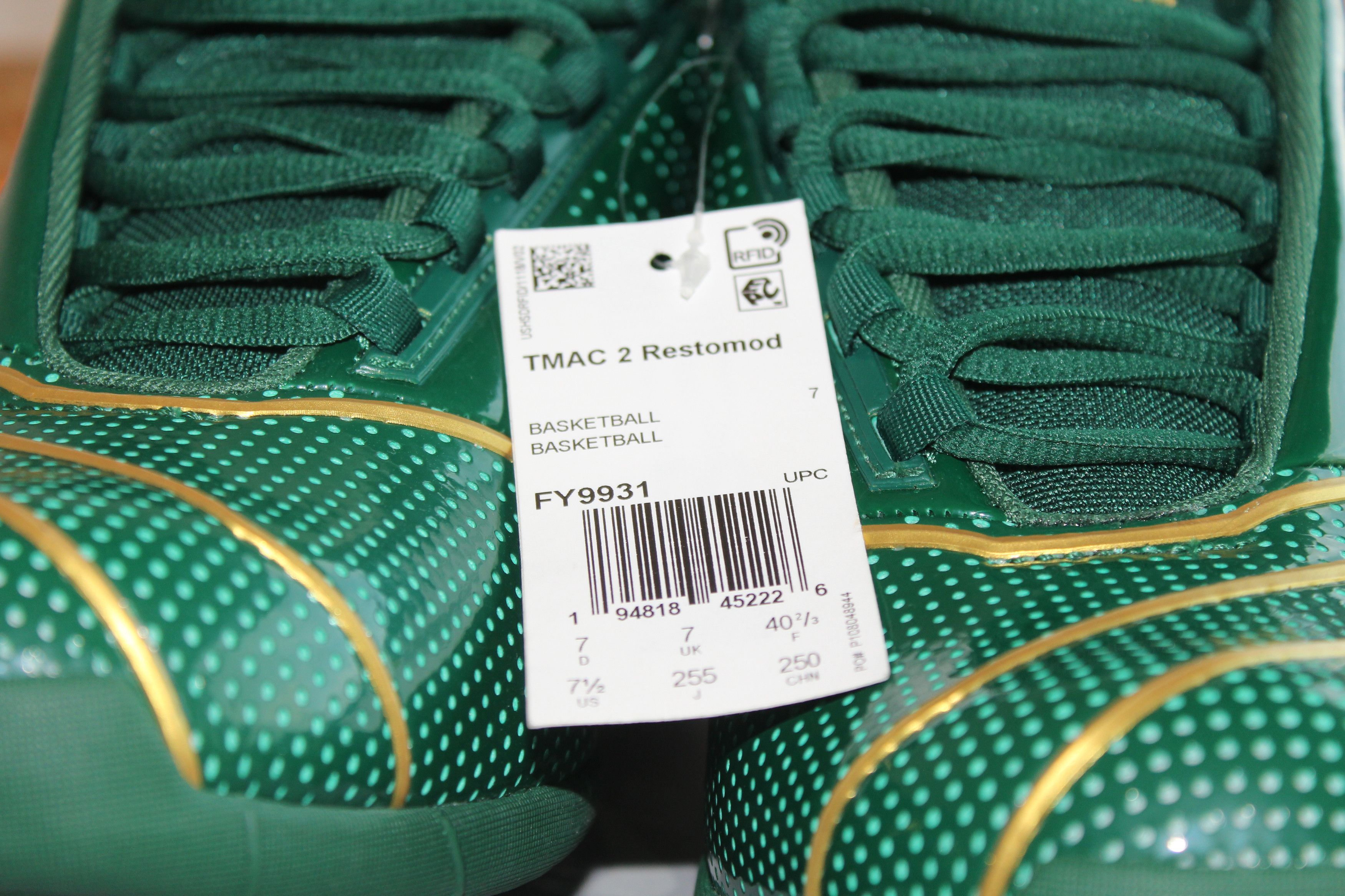 Adidas Adidas T-Mac 2 Restomod Mid Green Gold Sneakers FY9931 Size US 7.5 / EU 40-41 - 6 Thumbnail