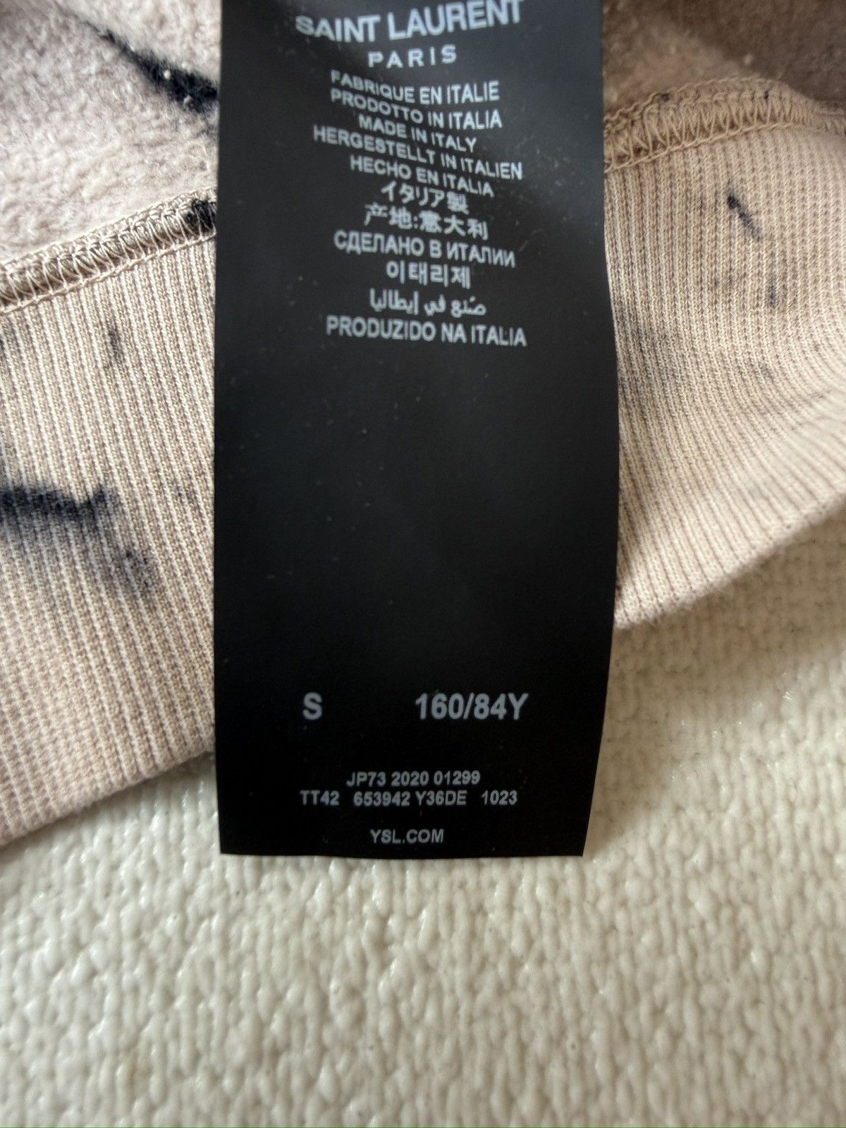 Saint Laurent Paris Rare Saint Laurent Volume Class Tie Dye Hoodie Size S / US 4 / IT 40 - 7 Thumbnail