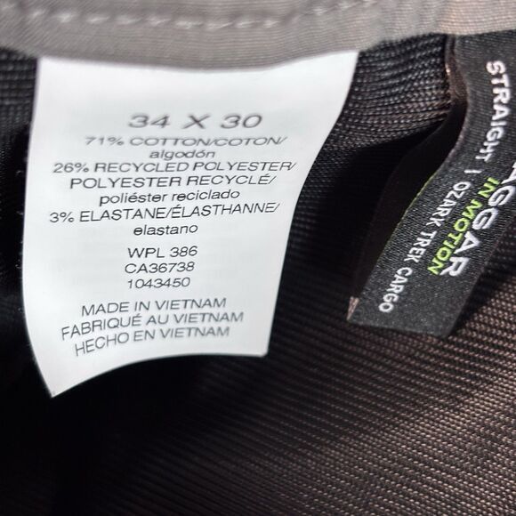 Haggar HAGGAR OZARK TREK CARGO Flat Pant Moss Green 34 W Straight Size US 34 / EU 50 - 14 Thumbnail