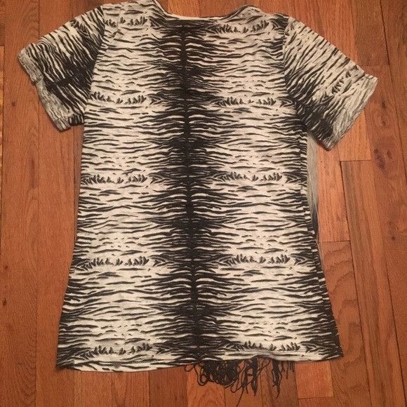 Steve Madden Steve Madden Animal print ombré fringe shirt top Size M / US 6-8 / IT 42-44 - 5 Thumbnail
