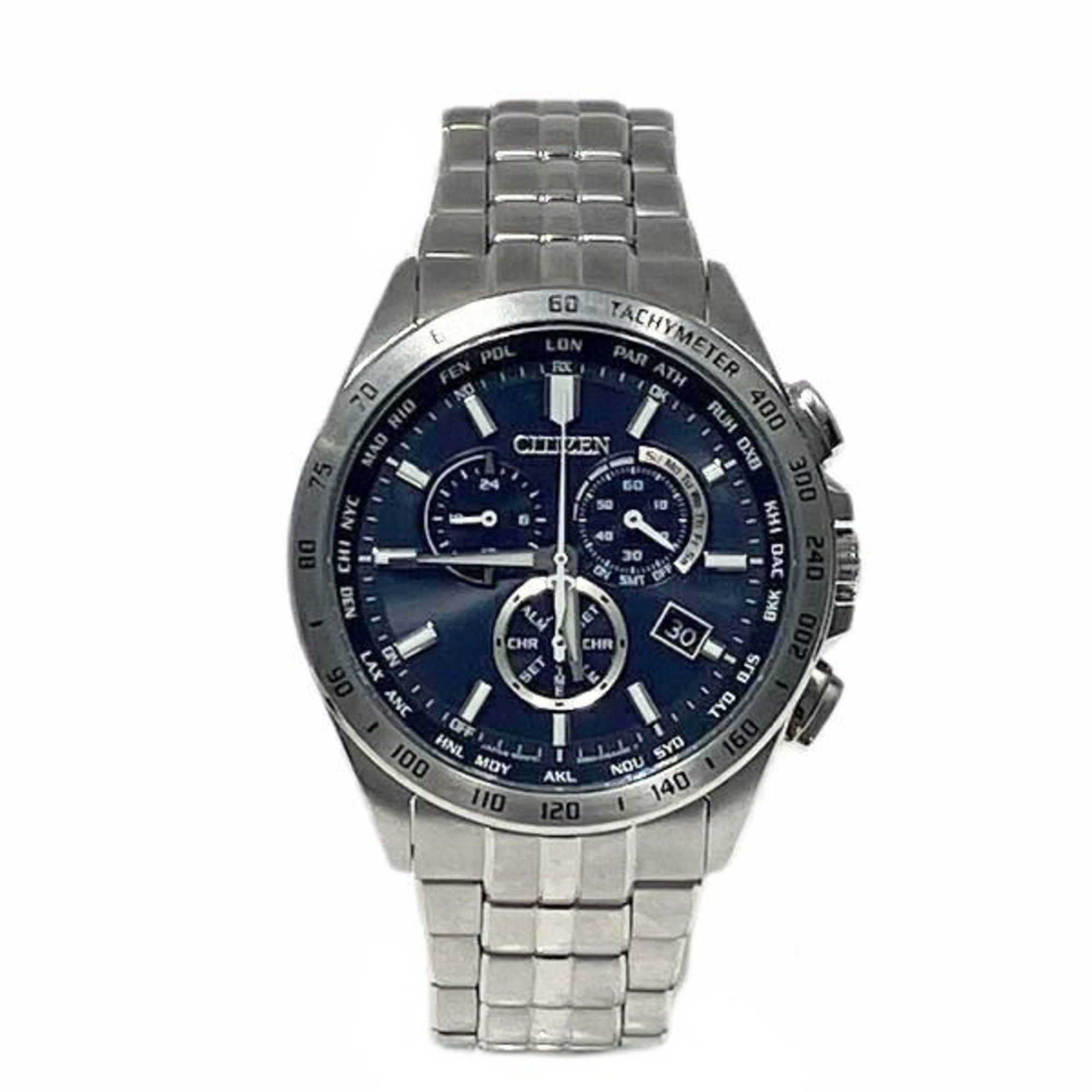 image of Citizen Eco Drive E660-S119944 Radio Solar Watch Men's in Navy