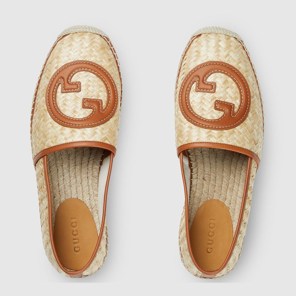 Gucci o1s1wg111025 Interlocking G Espadrilles Loafer Shoes Size US 8 / EU 41 - 5 Thumbnail