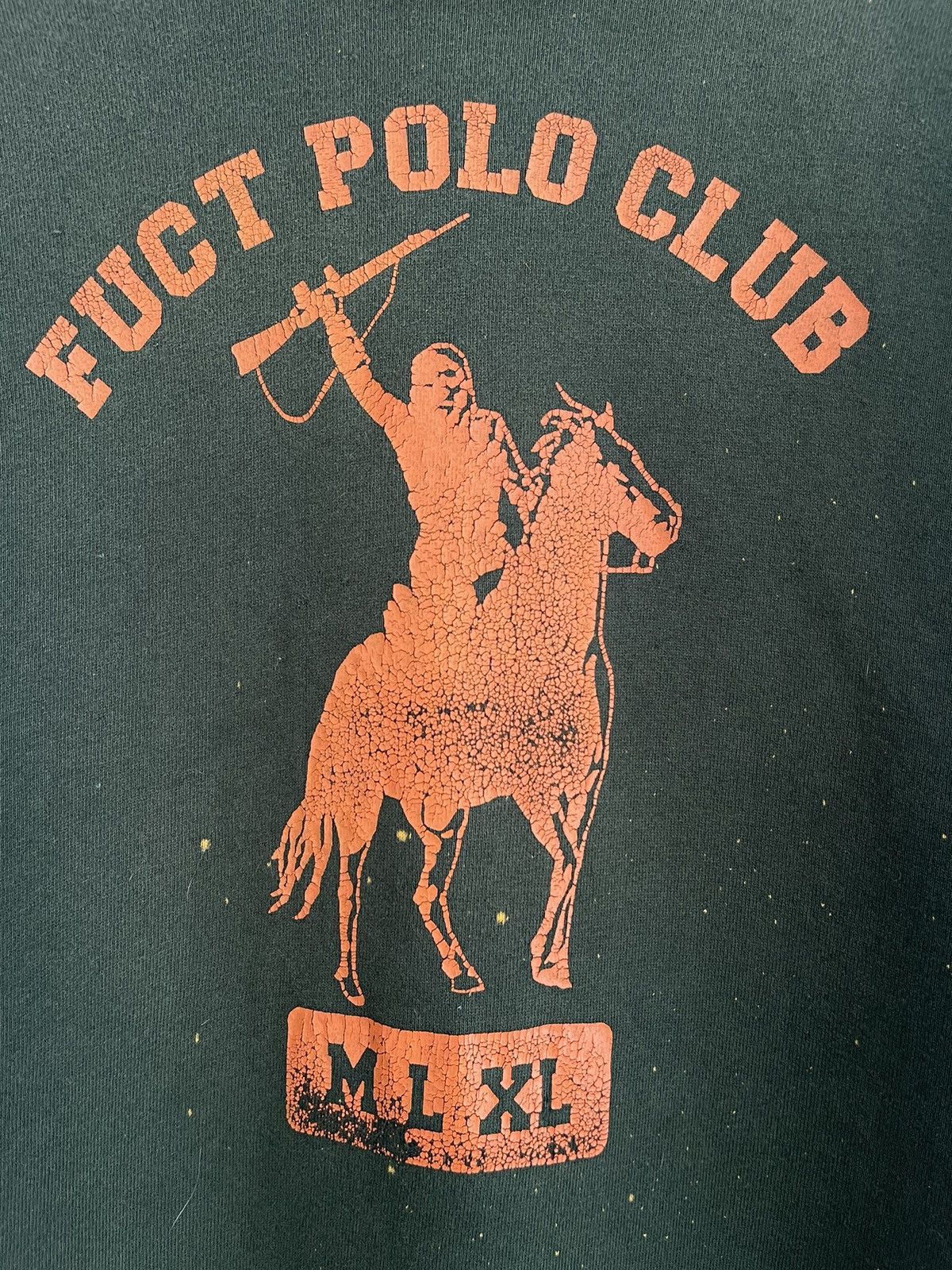 FUCT Vintage Fuct Polo Club Sweatshirt Faded Paint Distressed Size US M / EU 48-50 / 2 - 3 Thumbnail