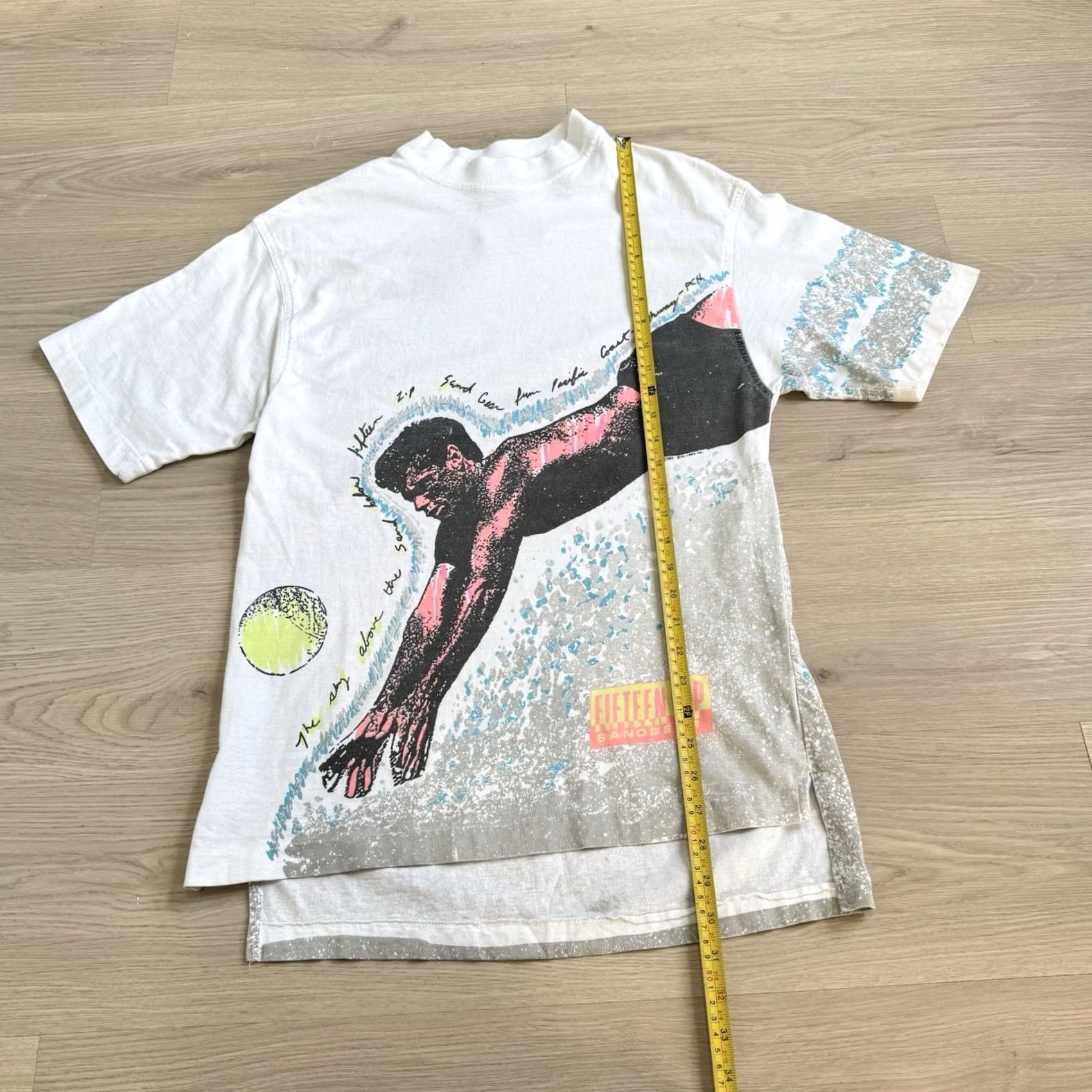 Vintage Vintage 90s PCH Beach Volleyball Shirt - Small White Size US S / EU 44-46 / 1 - 5 Thumbnail